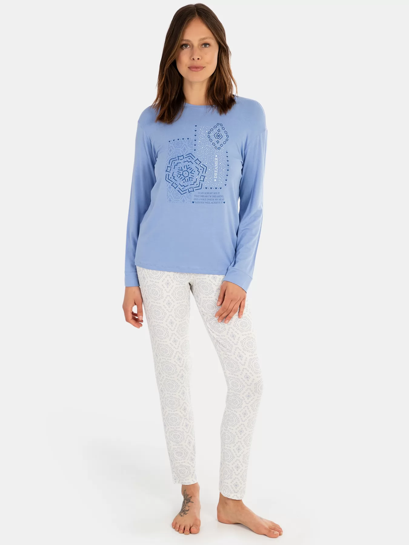 Niebieski, wielobarwny Piżama damska Massana 741268 - zdjęcie 1