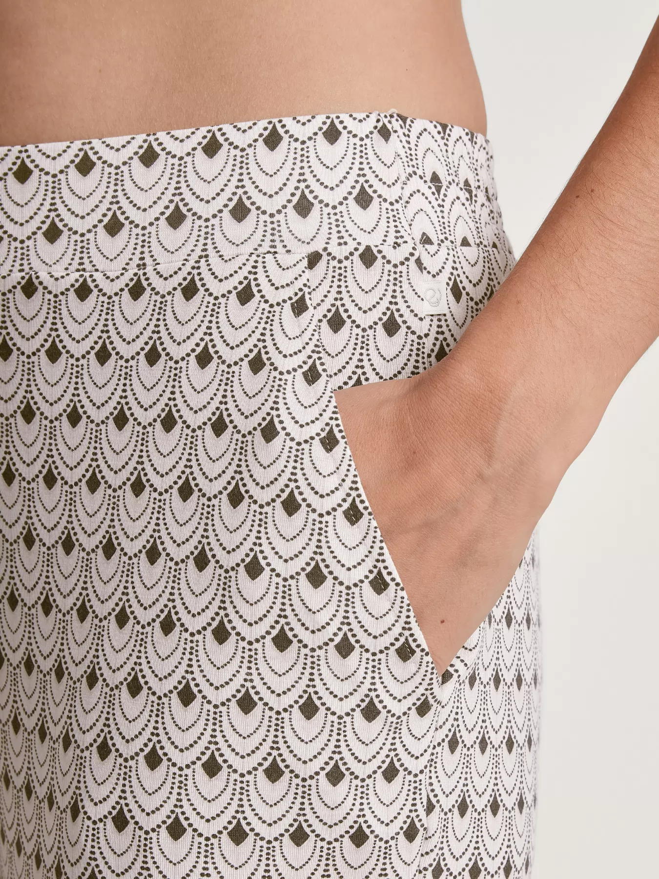 Kremowy Spodnie damskie Calida Favourites Seduction 29392 - zdjęcie 3