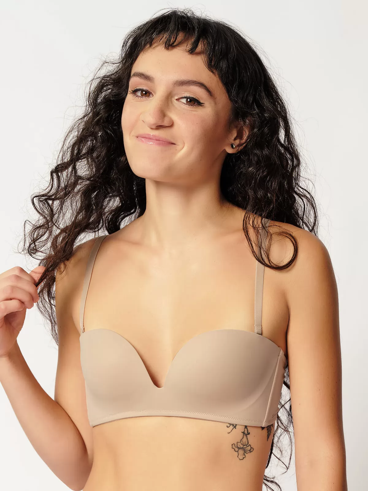 Beżowy Biustonosz usztywniany Skiny Micro Essentials 081394 - zdjęcie 1