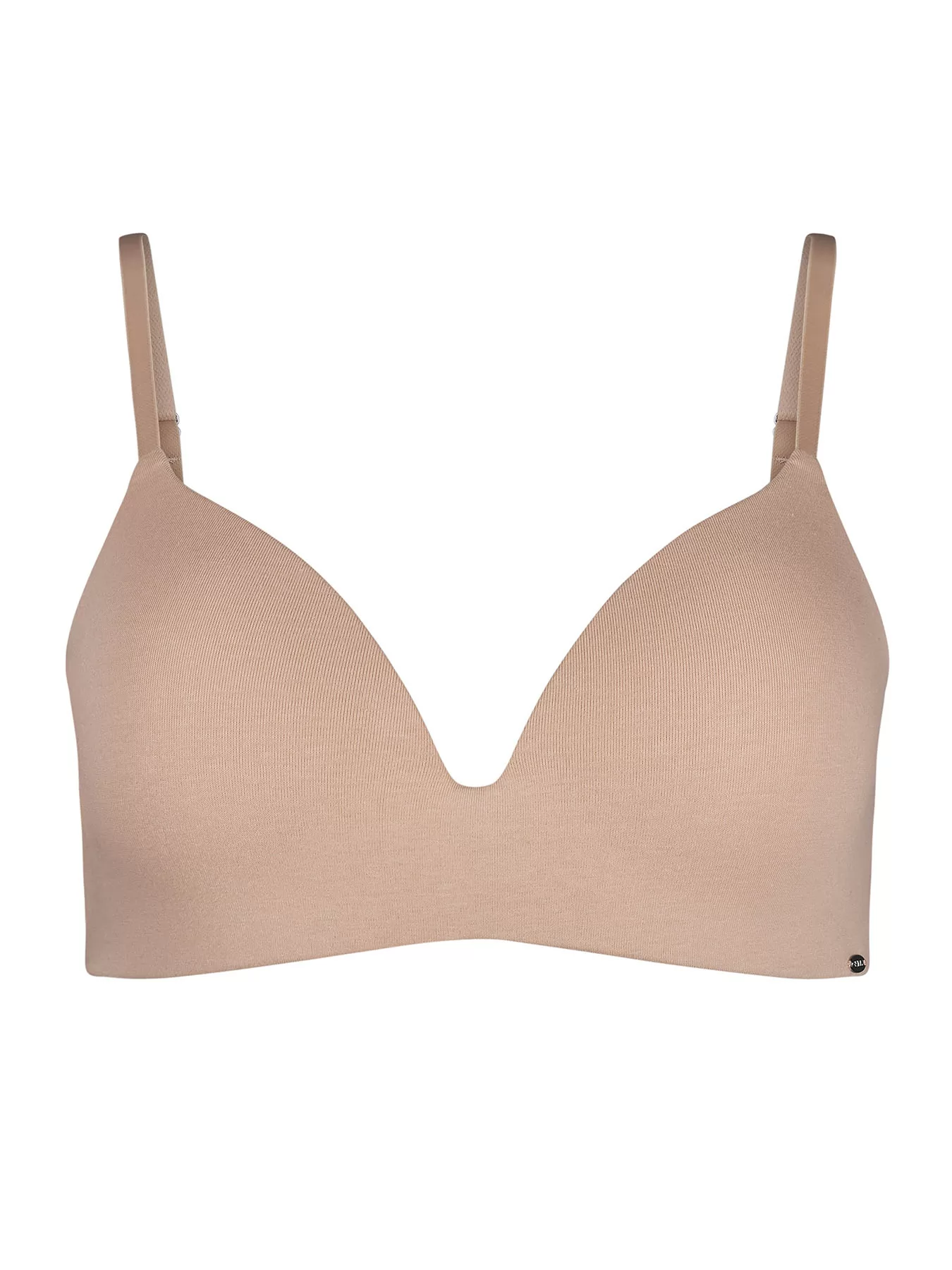 Beżowy Biustonosz usztywniany Skiny Classicotton 081992 - zdjęcie 4