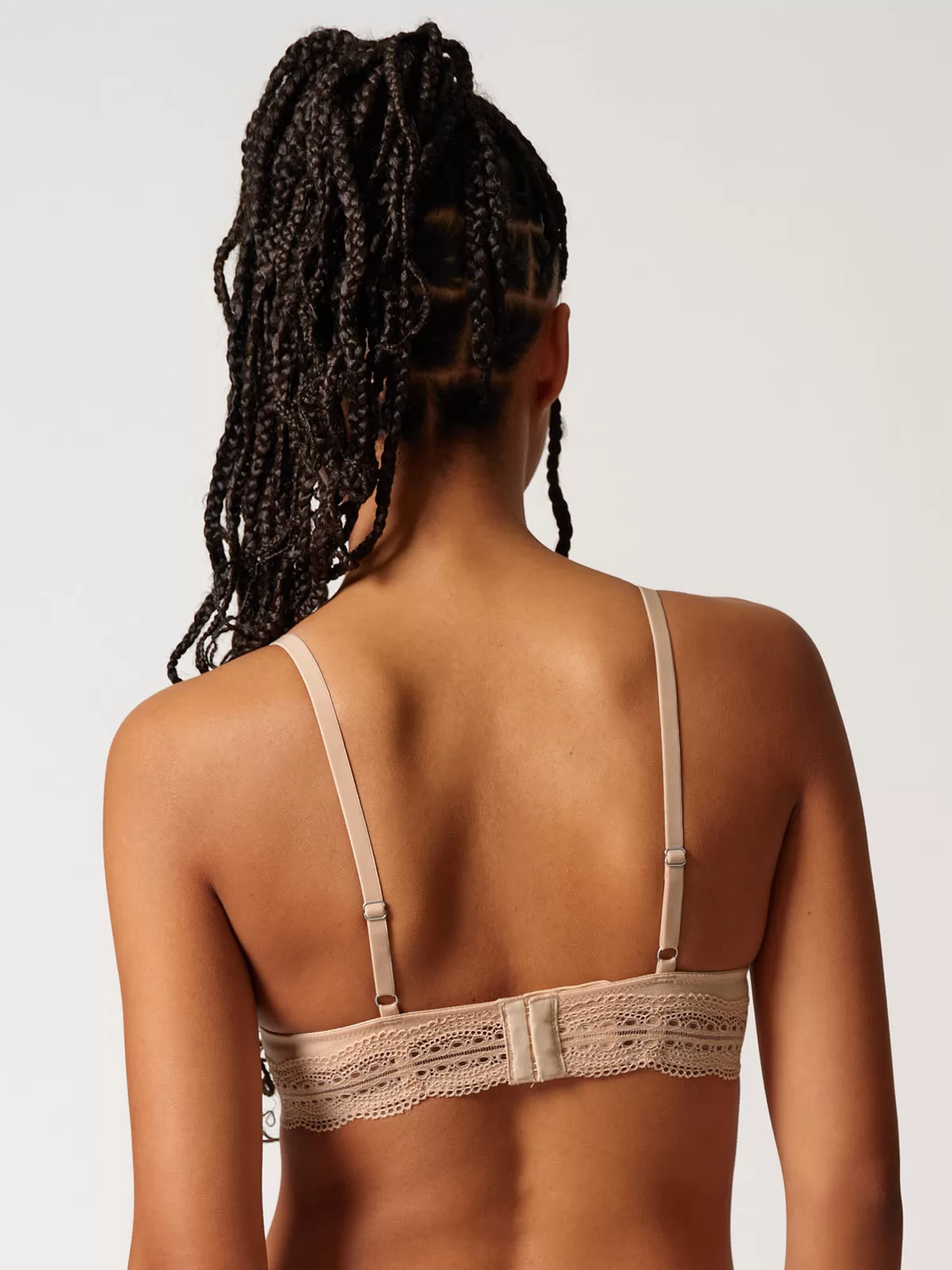 Beżowy Biustonosz usztywniany Skiny Classicotton 081993 - zdjęcie 2