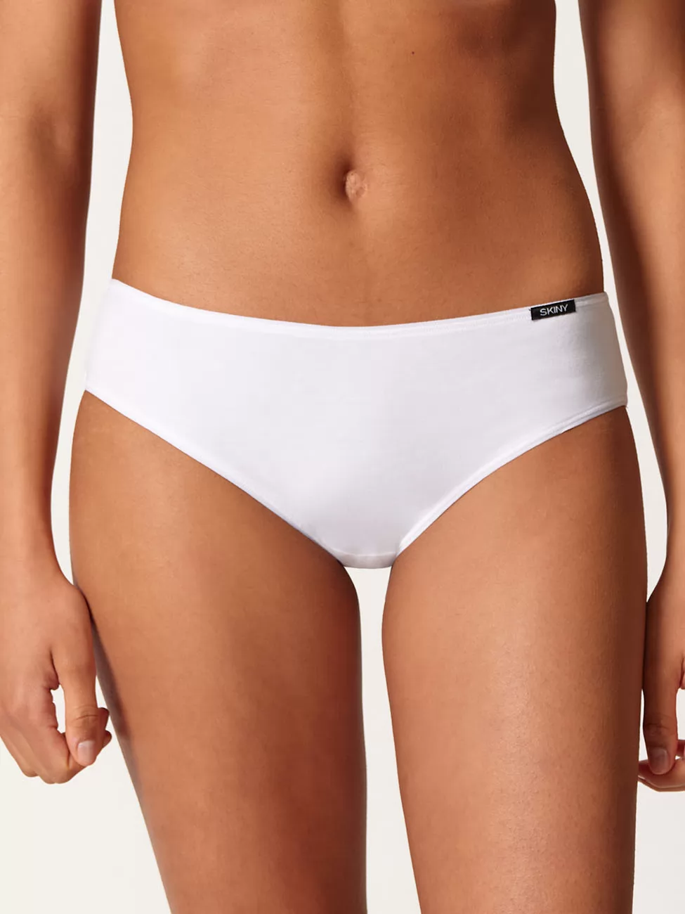 Biały Figi midi Skiny Every Day in Cotton 082638 - zdjęcie 1