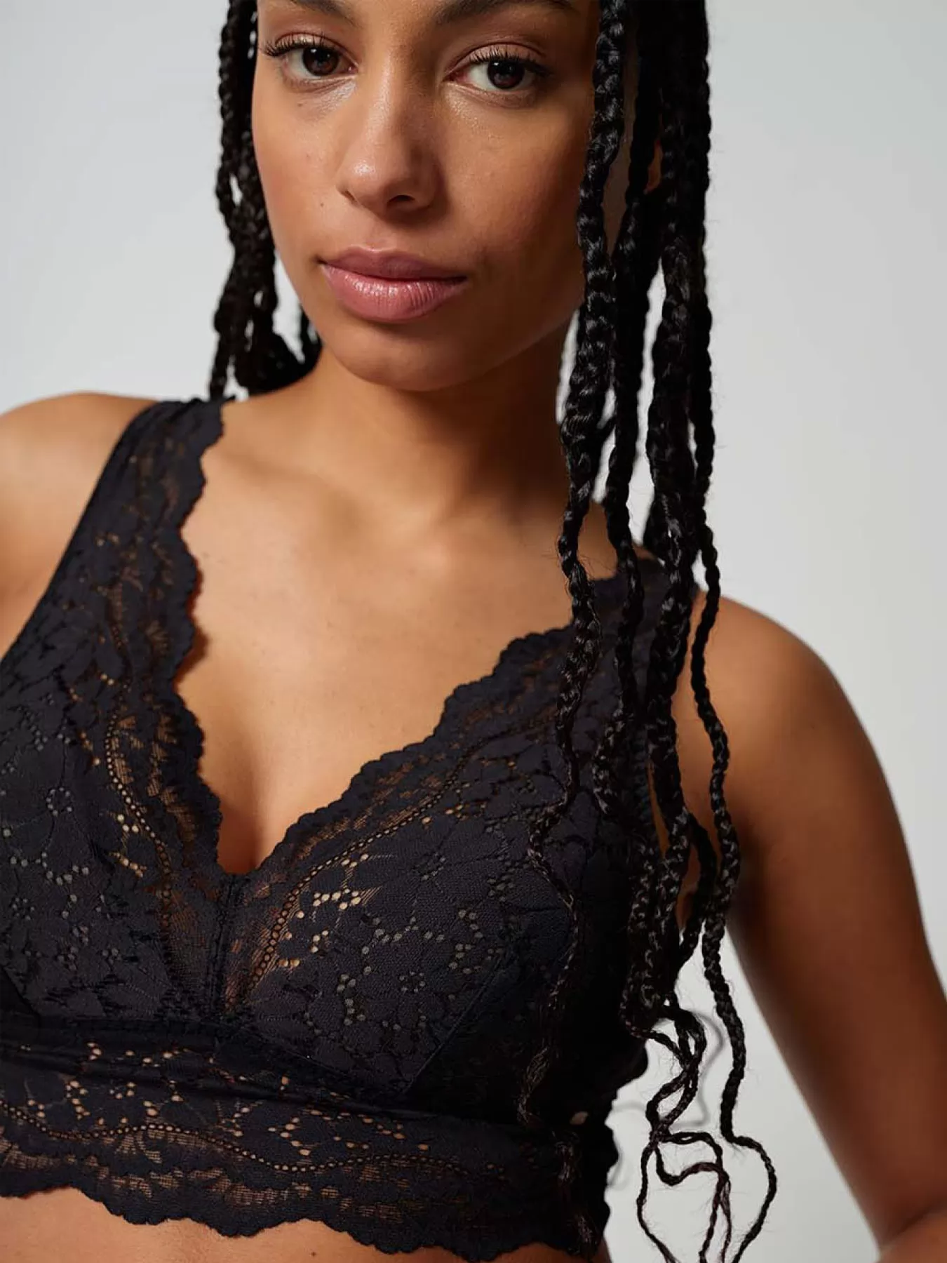 Czarny Biustonosz bez fiszbin Skiny Wonderfulace 082902 - zdjęcie 3