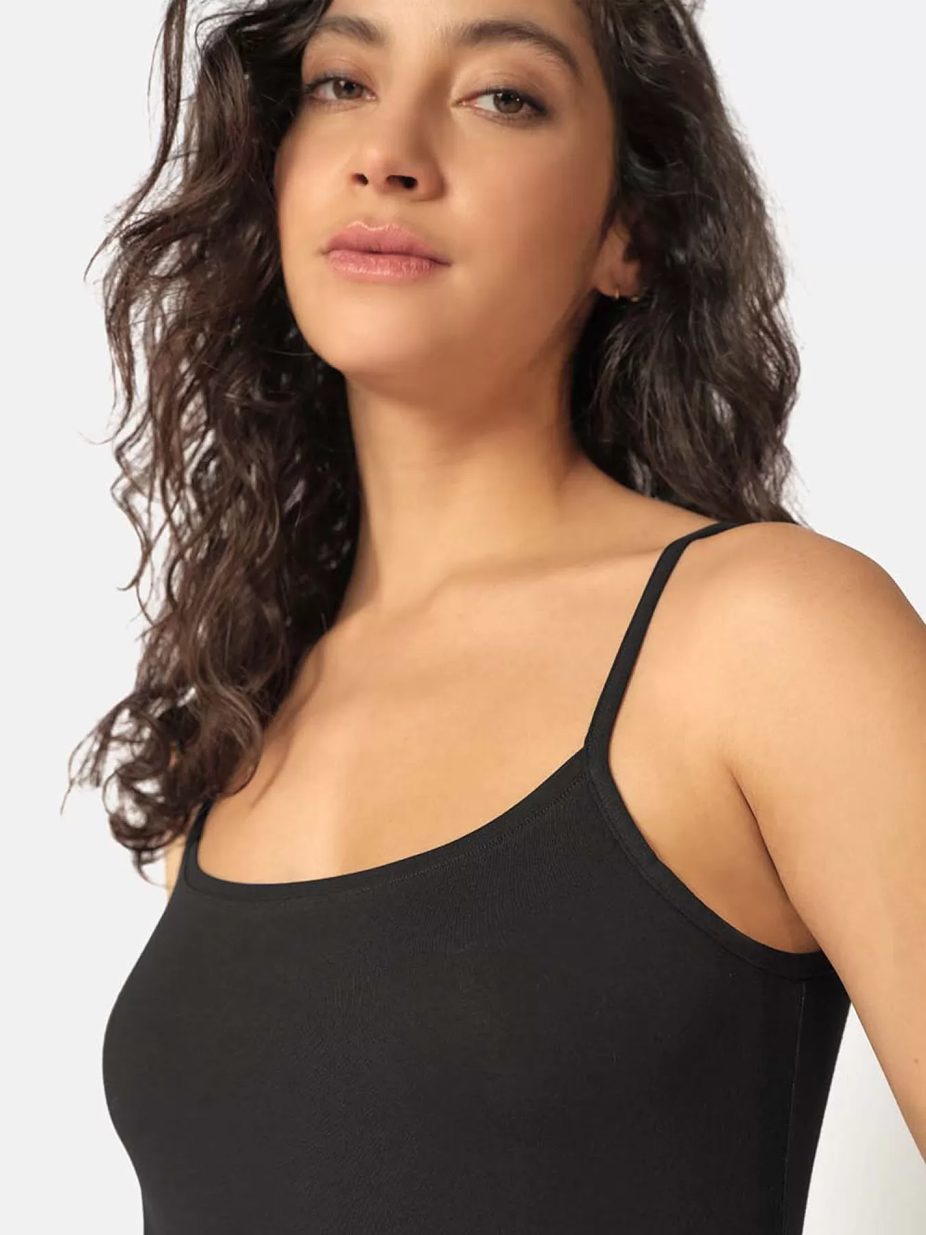 Czarny Koszulka damska Skiny Cotton Essentials 080479 - zdjęcie 3