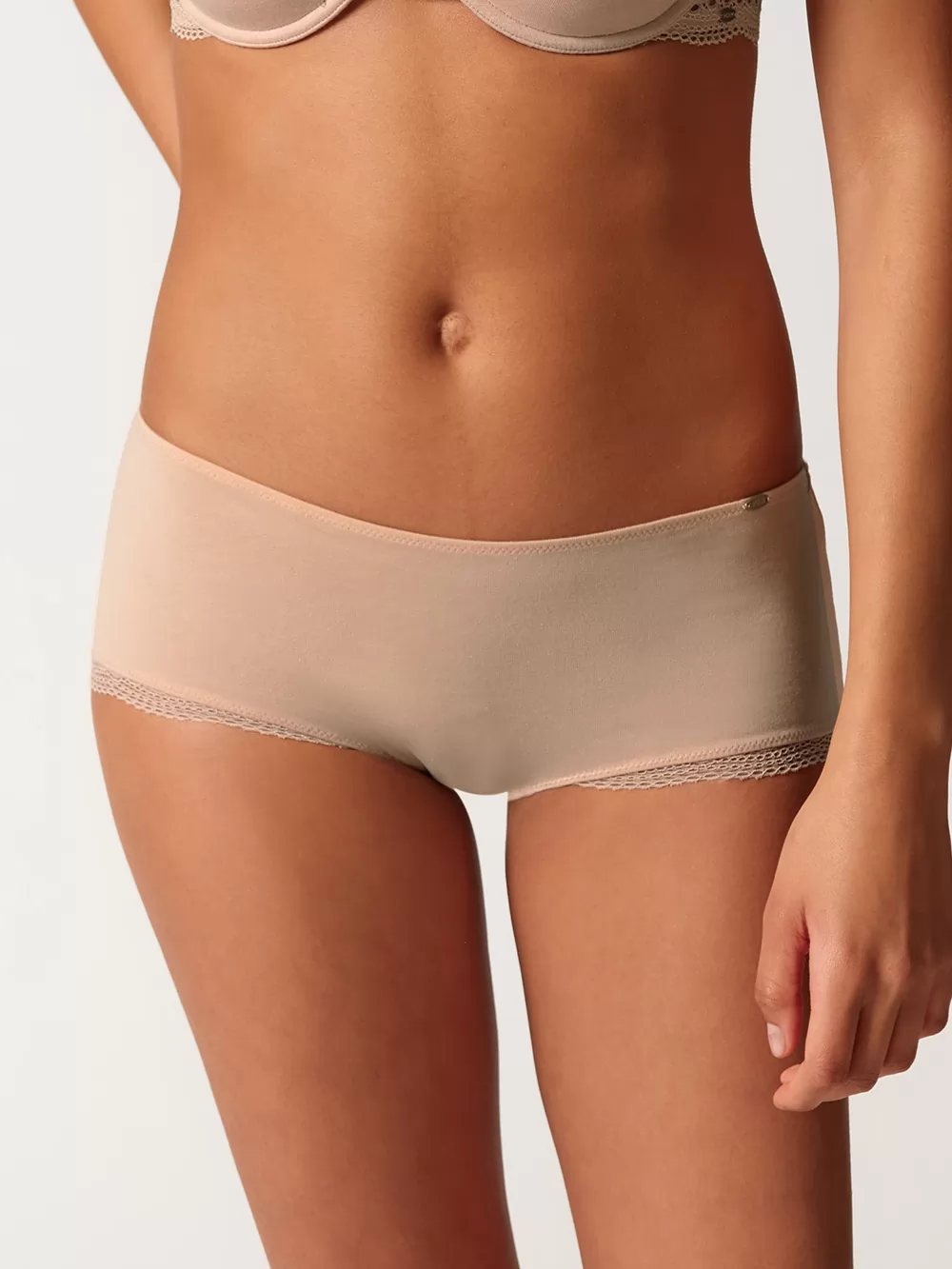 Beżowy Bokserki 2PACK Skiny Classicotton 081996 - zdjęcie 1