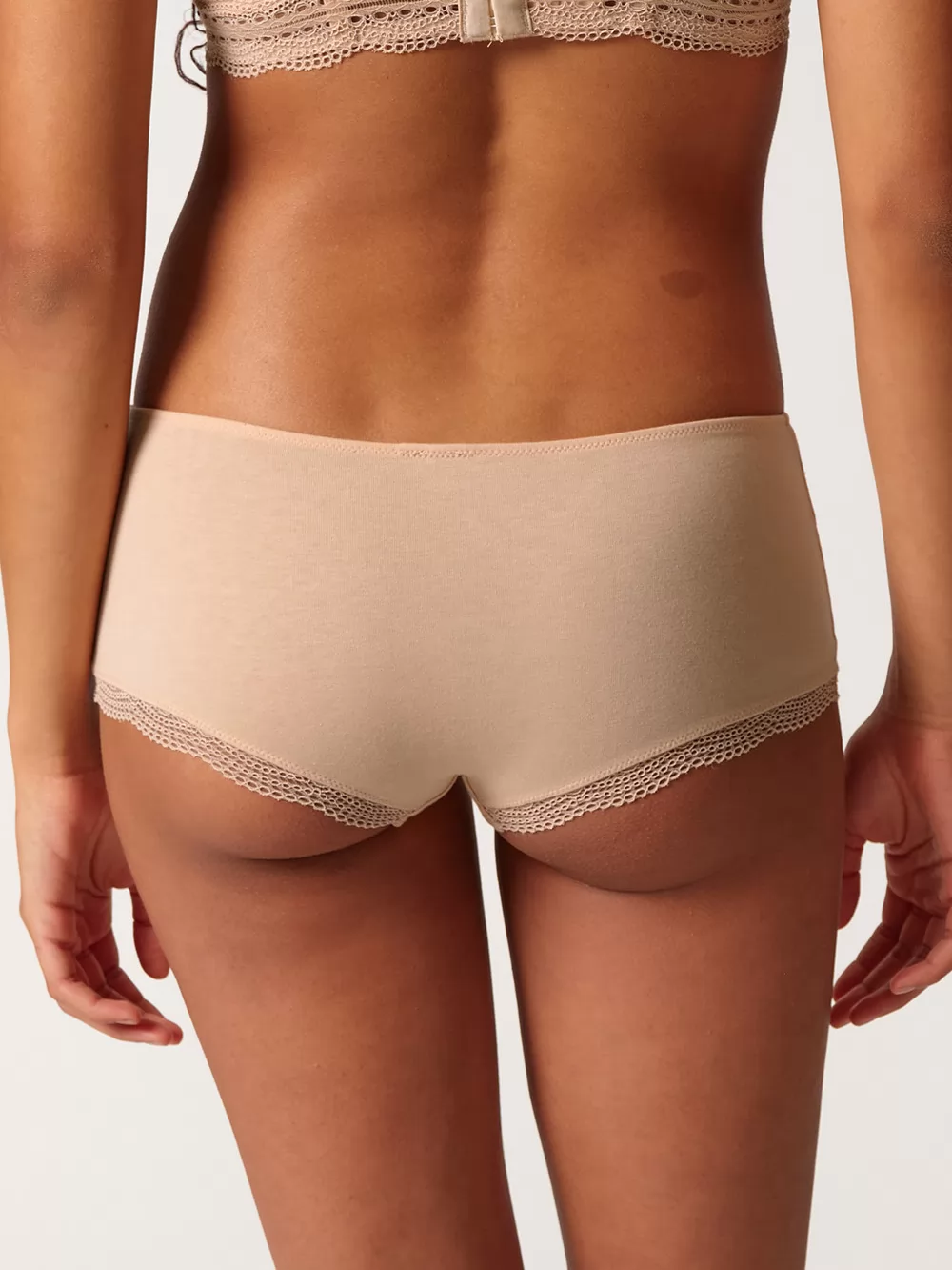 Beżowy Bokserki 2PACK Skiny Classicotton 081996 - zdjęcie 3