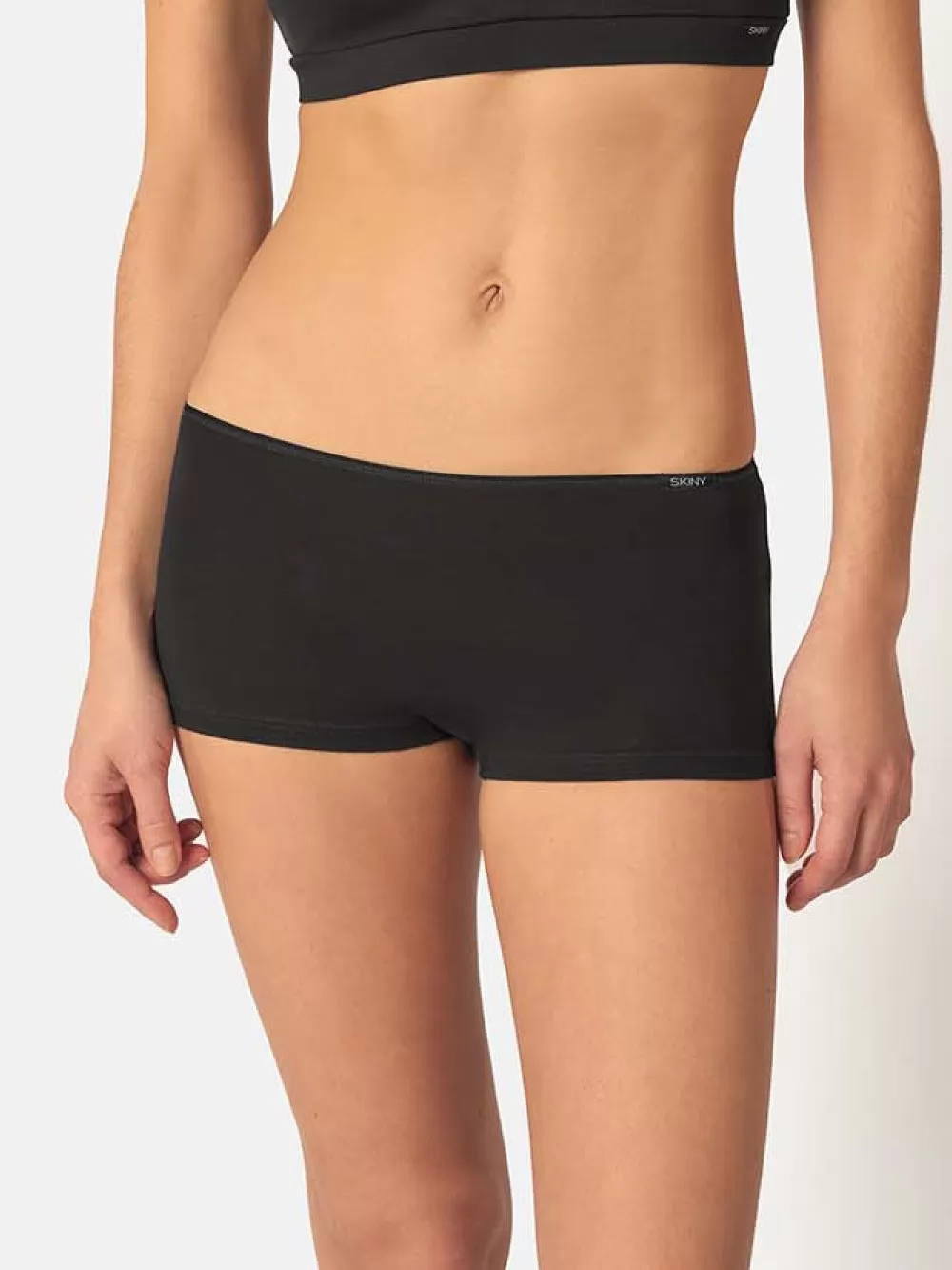 Czarny Bokserki Skiny Cotton Essentials 080904 - zdjęcie 1