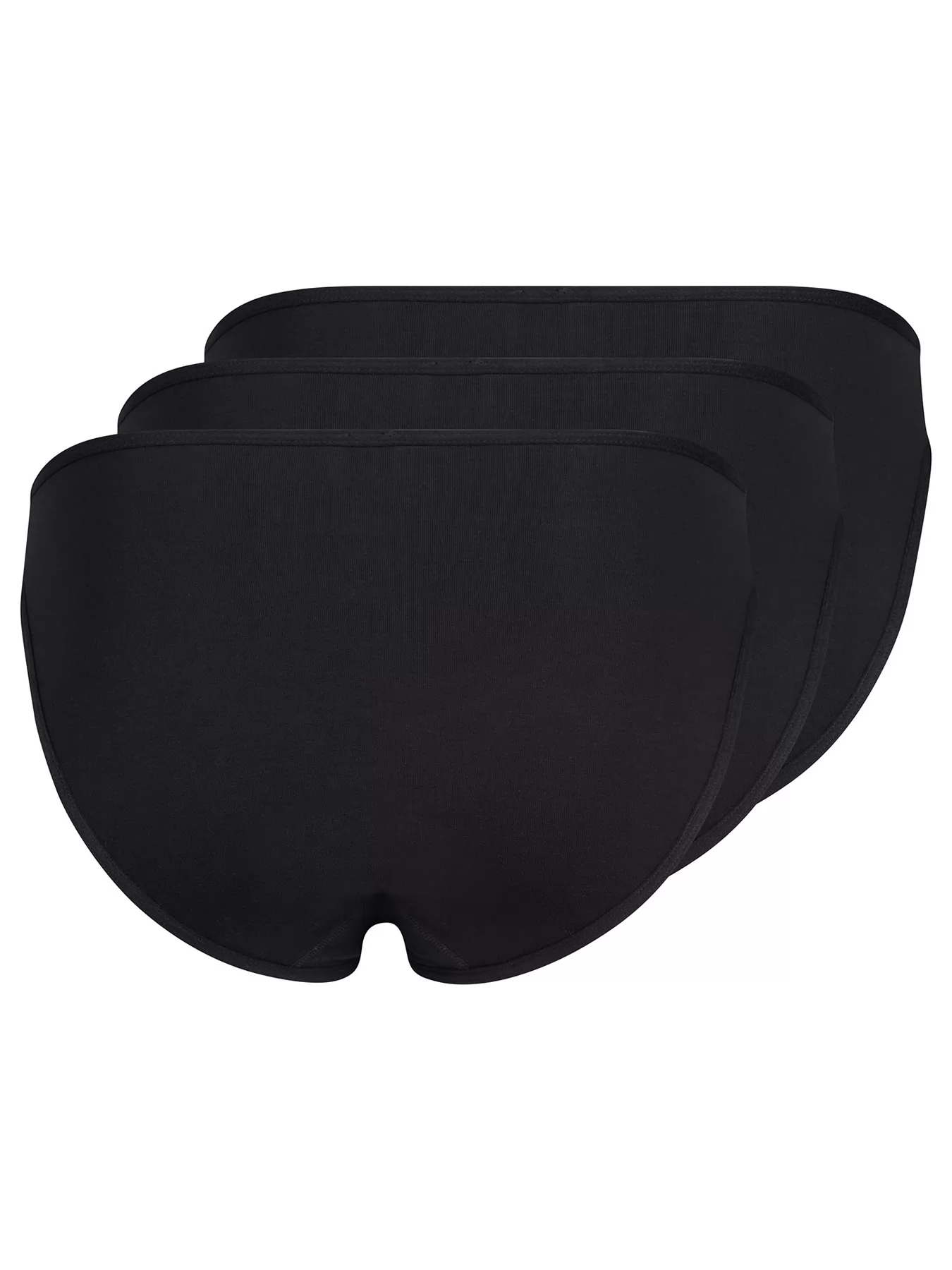 Czarny Figi 3PACK Skiny Cotton Essentials 081482 - zdjęcie 2