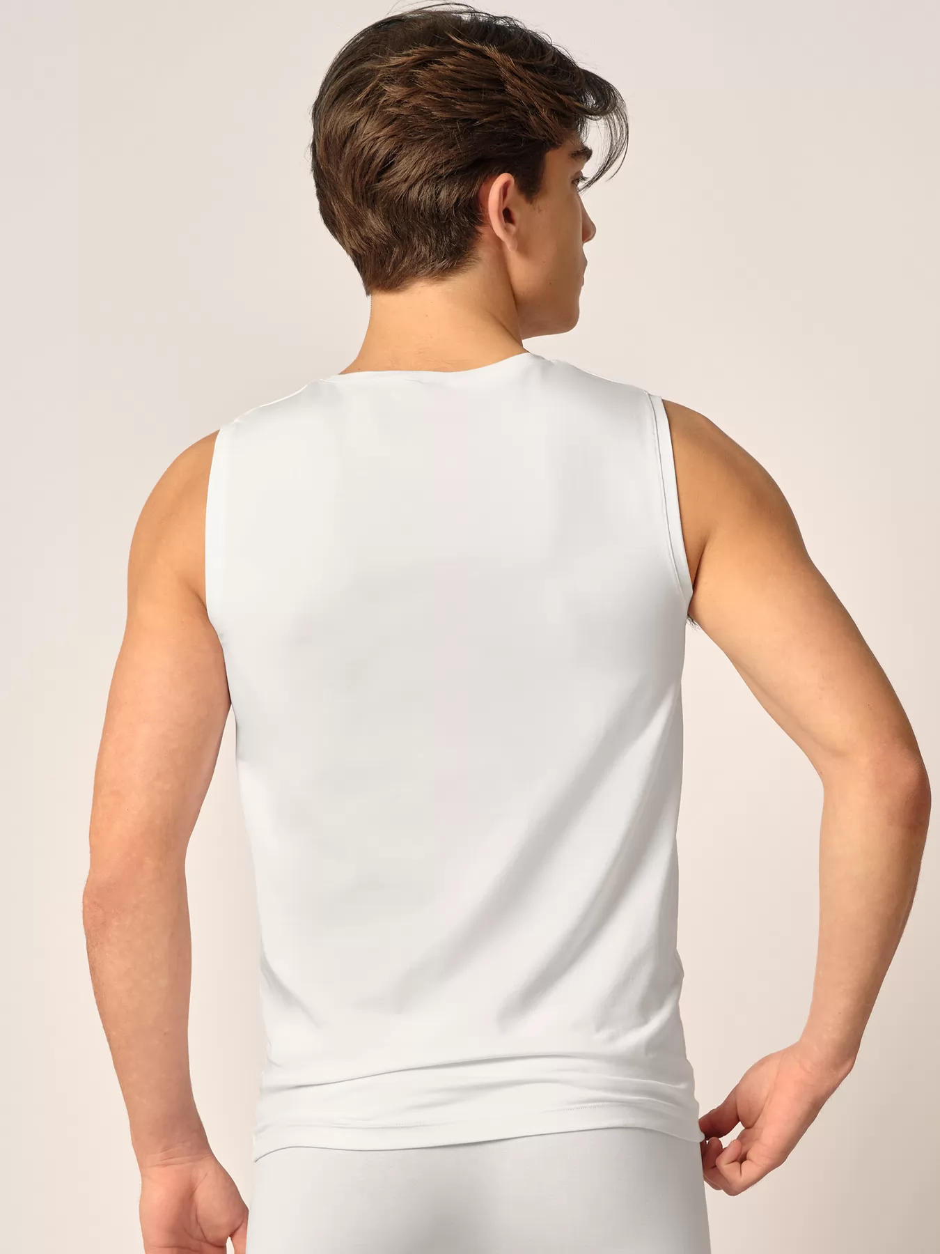 Biały Koszulka męska Skiny Cotton Fresh 080982 - zdjęcie 2