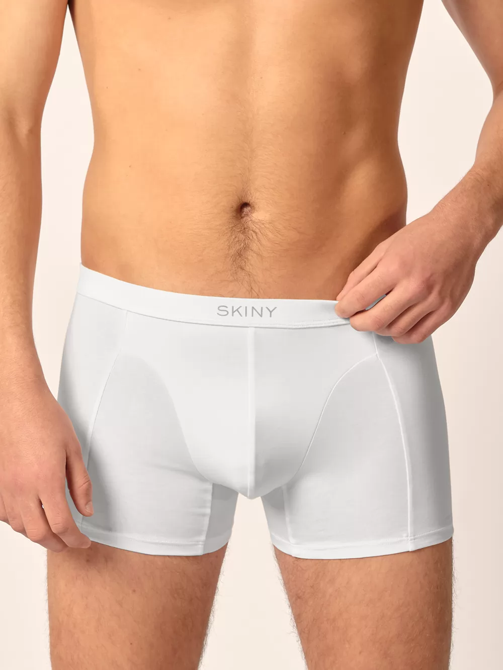 Biały Bokserki męskie Skiny Cotton Fresh 080981 - zdjęcie 1