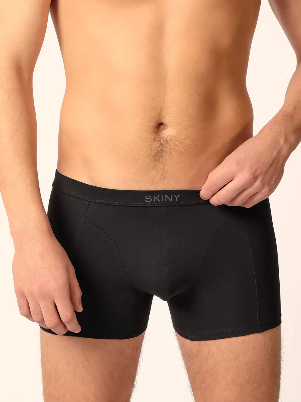 Czarny Bokserki męskie Skiny Cotton Fresh 080981 - zdjęcie 1