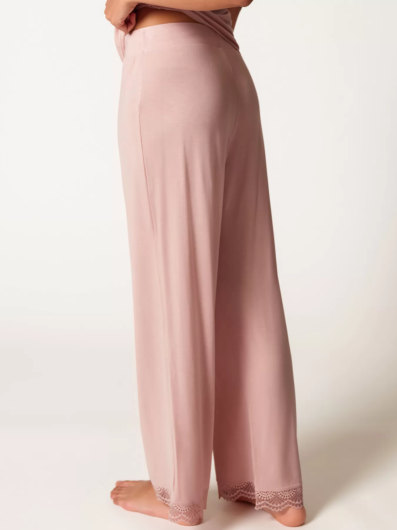 Różowy Spodnie damskie Skiny Every Night in Mix&Match 082616 - zdjęcie 2