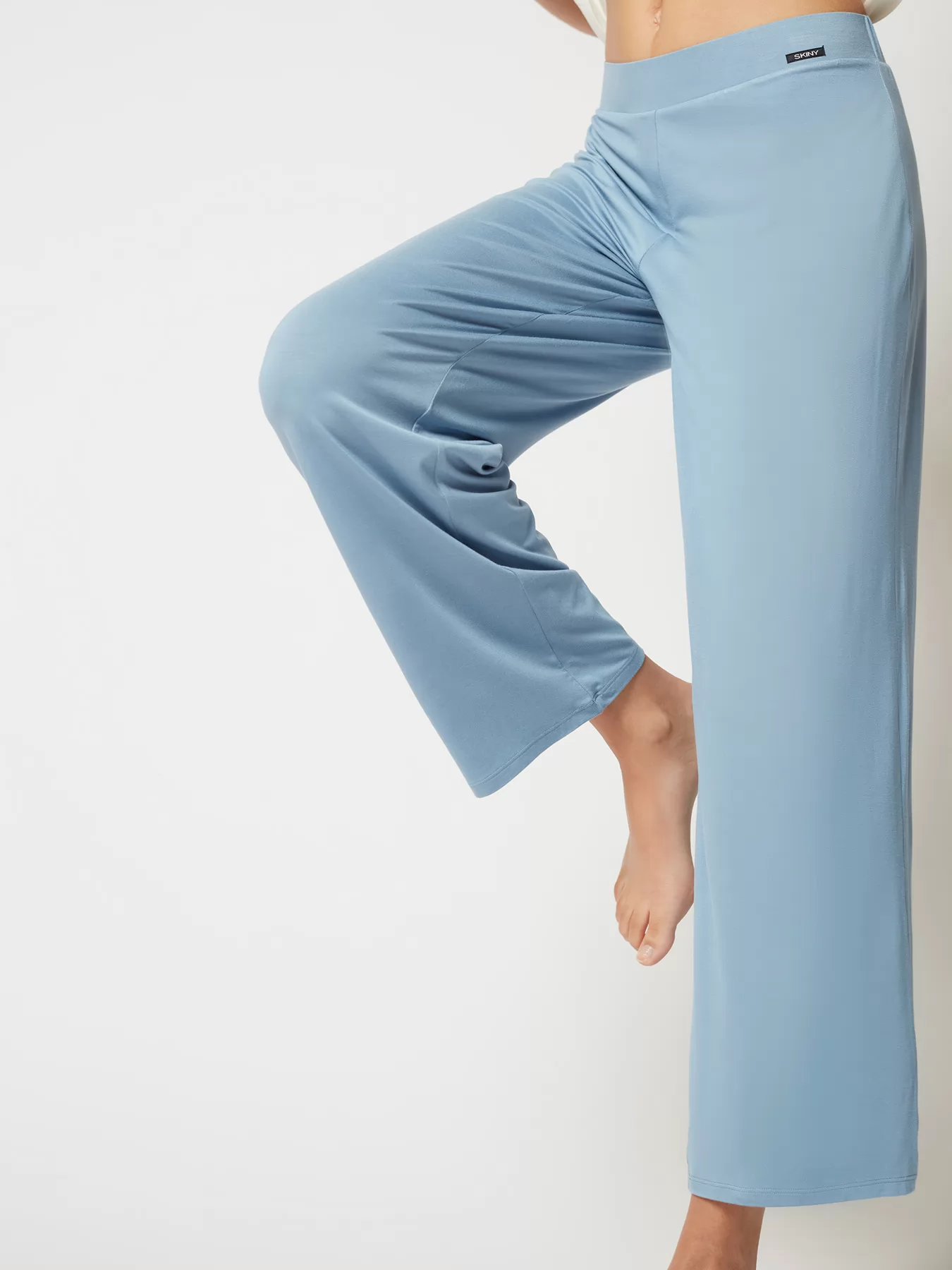 Niebieski Spodnie damskie Skiny Every Night in Mix&Match 080776 - zdjęcie 3