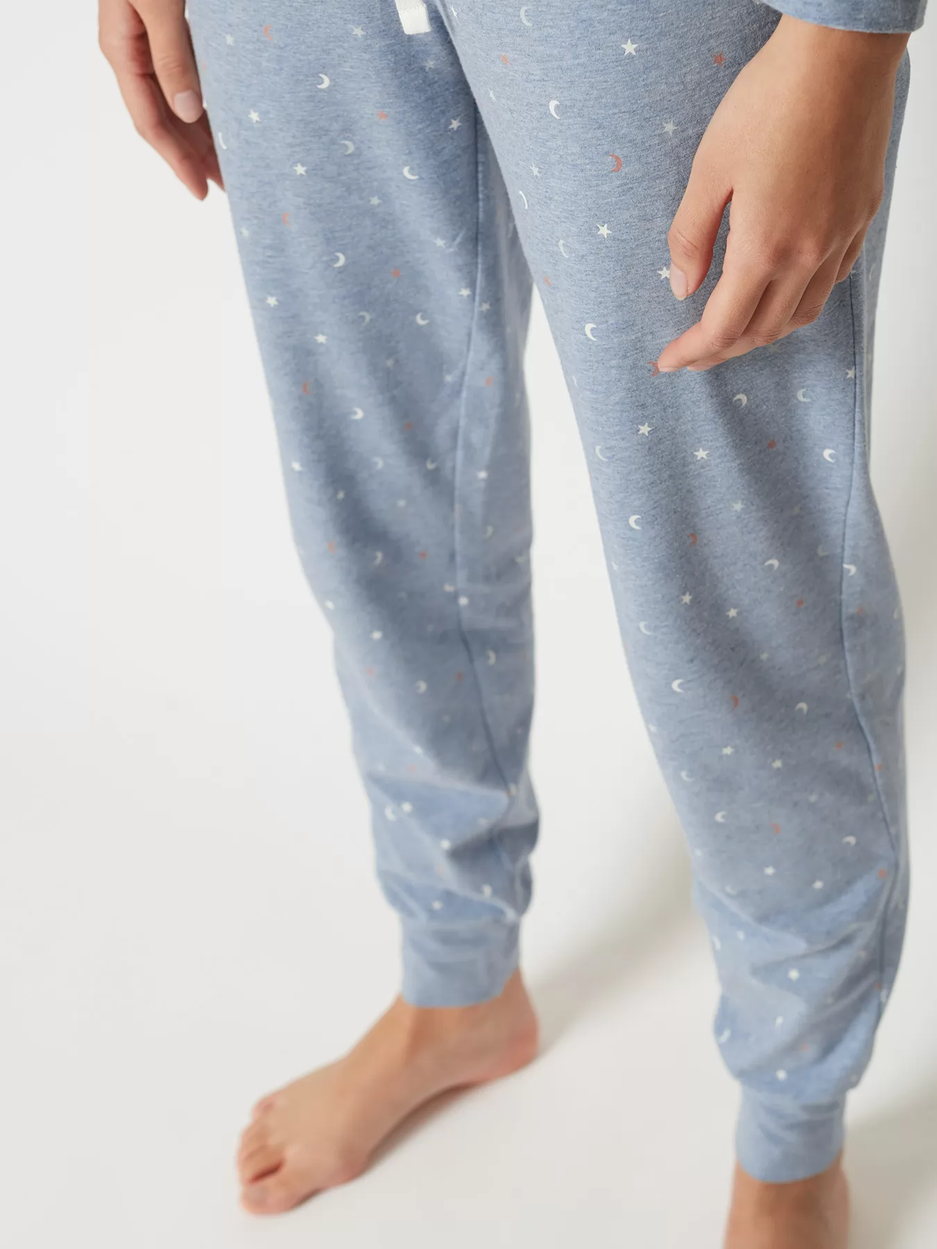 Niebieski Spodnie damskie Skiny Every Night in Mix&Match 080790 - zdjęcie 3