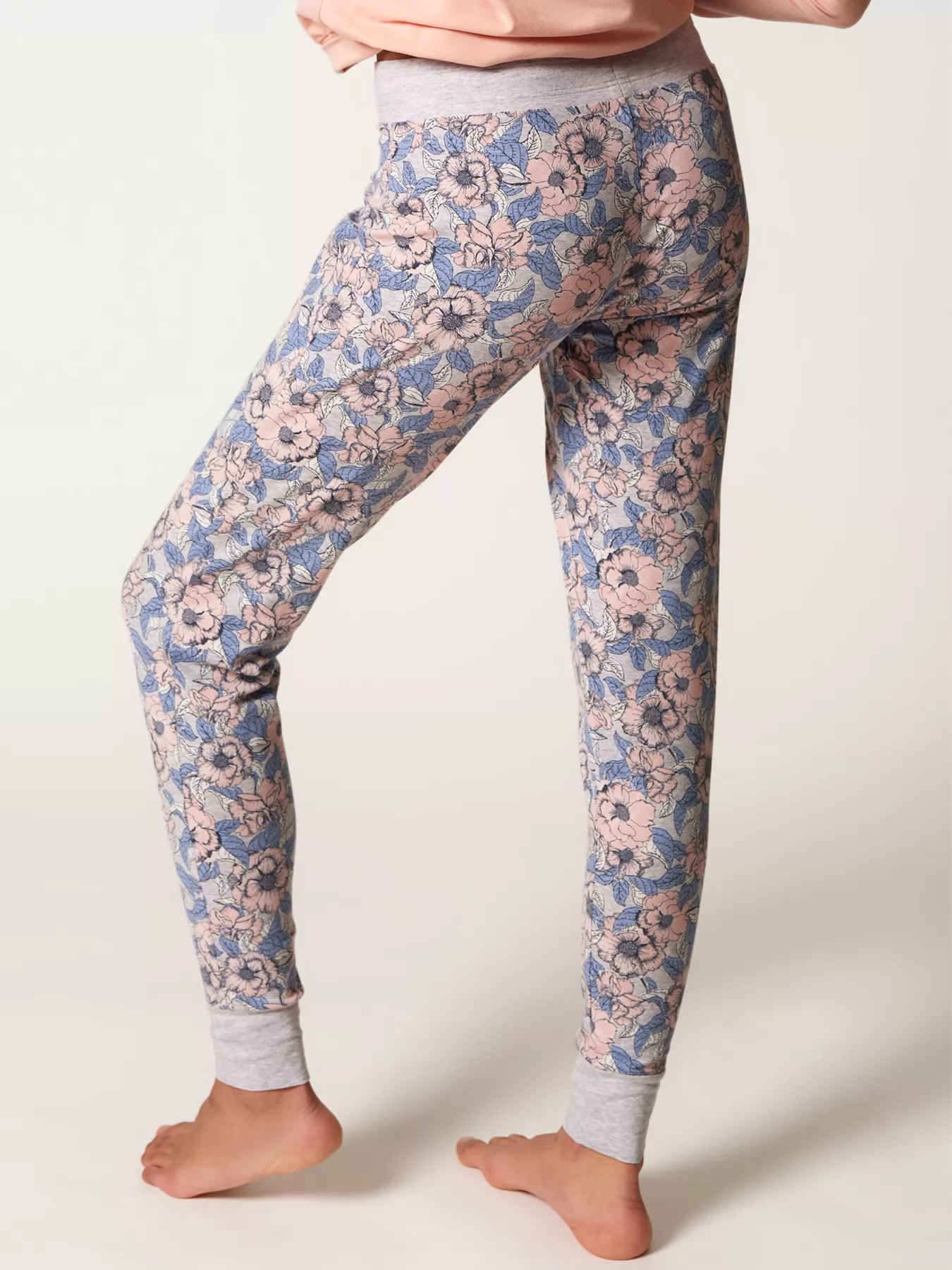 Różowy, szary, wielobarwny Spodnie damskie Skiny Every Night in Mix&Match 080790 - zdjęcie 2