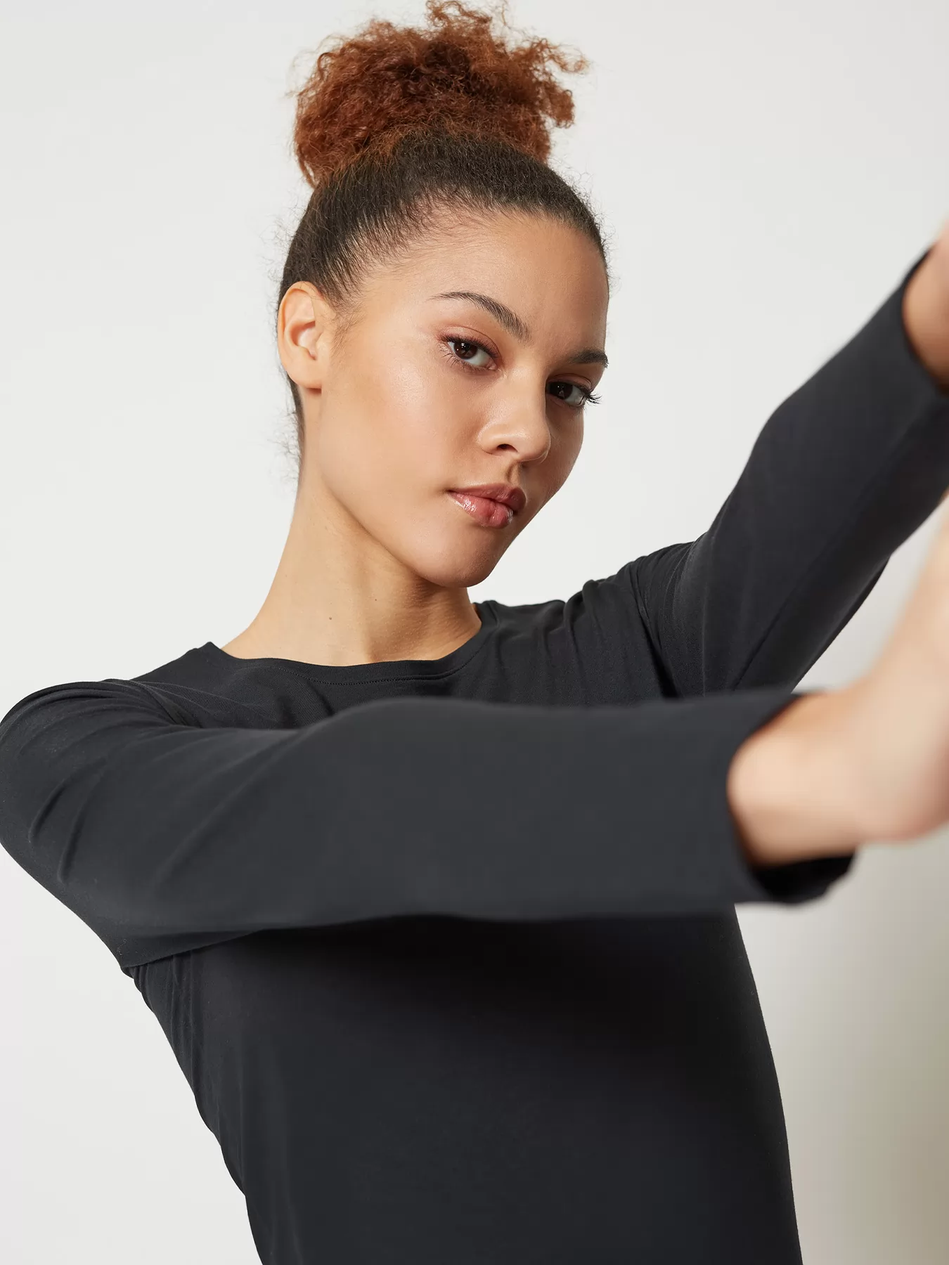 Czarny Koszulka damska Skiny Cotton Essentials 080786 - zdjęcie 3