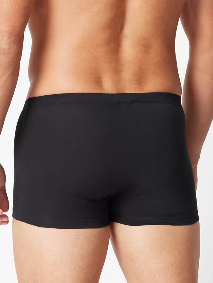 Czarny Bokserki męskie 2PACK Huber 112533 - zdjęcie 3