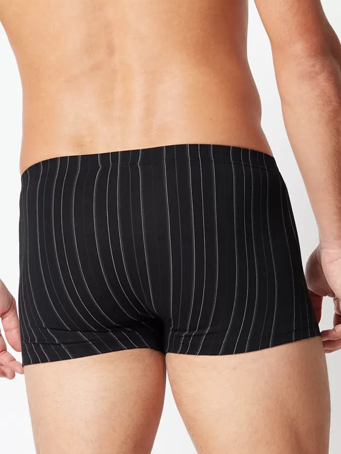 Czarny Bokserki męskie 2PACK Huber 112533 - zdjęcie 3