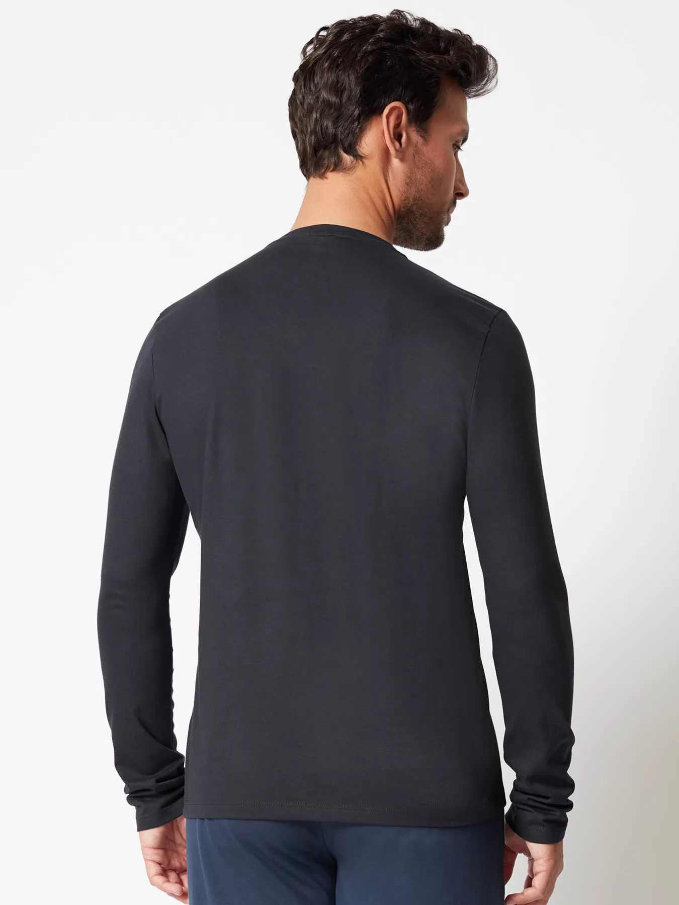 Antracytowy Koszulka męska Huber Basic Selection 117102 - zdjęcie 2