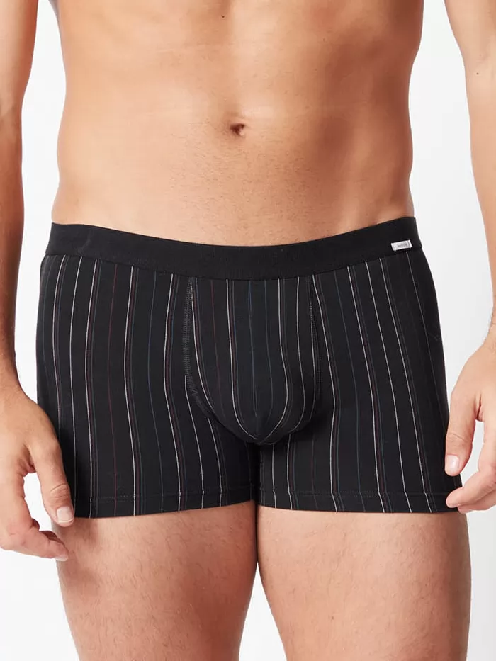 Czarny, wielobarwny Bokserki męskie 2PACK Huber 112535 - zdjęcie 1