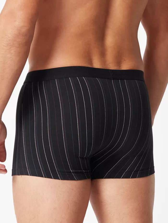 Czarny, wielobarwny Bokserki męskie 2PACK Huber 112535 - zdjęcie 4