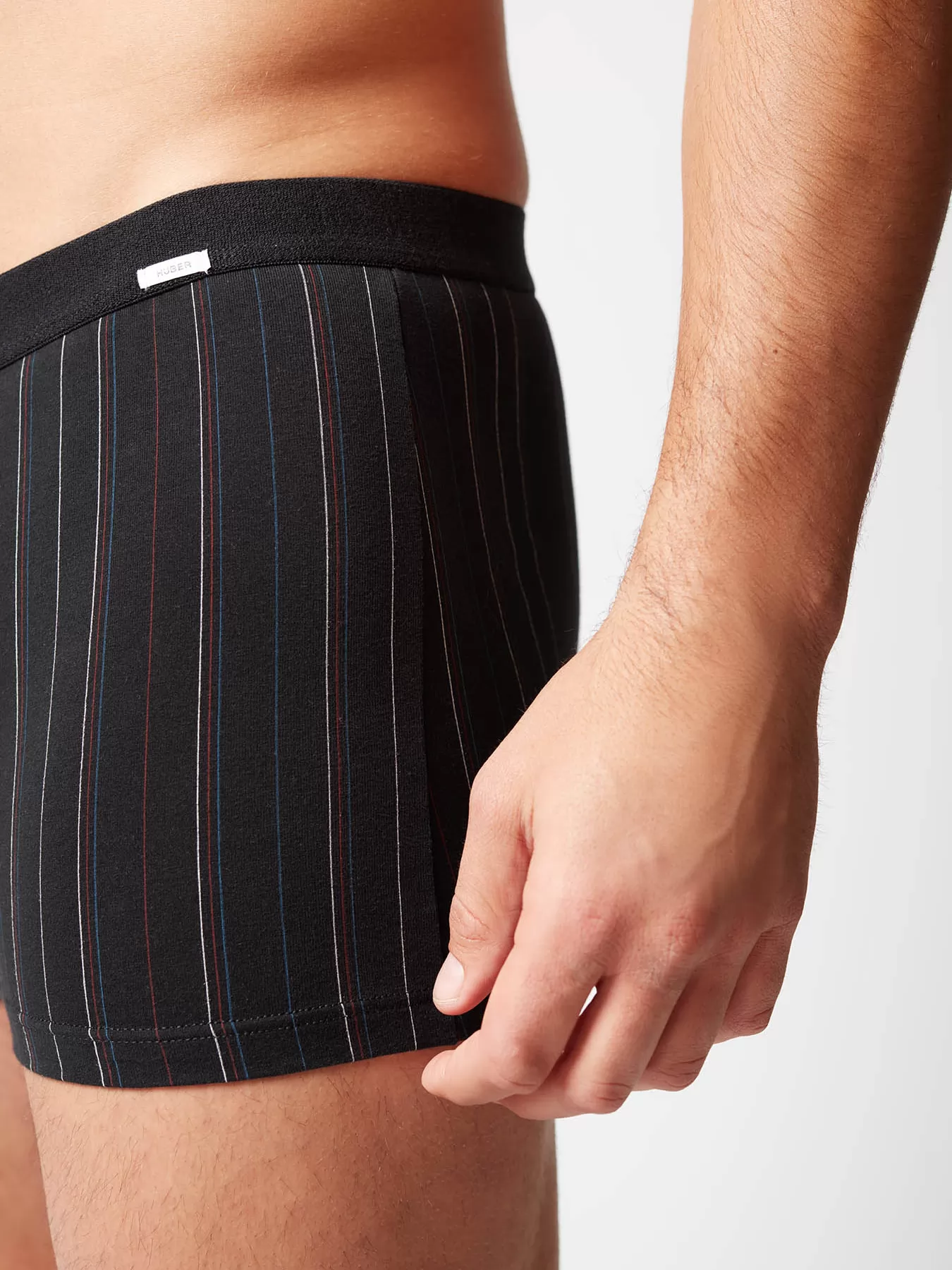 Czarny, wielobarwny Bokserki męskie 2PACK Huber 112535 - zdjęcie 6