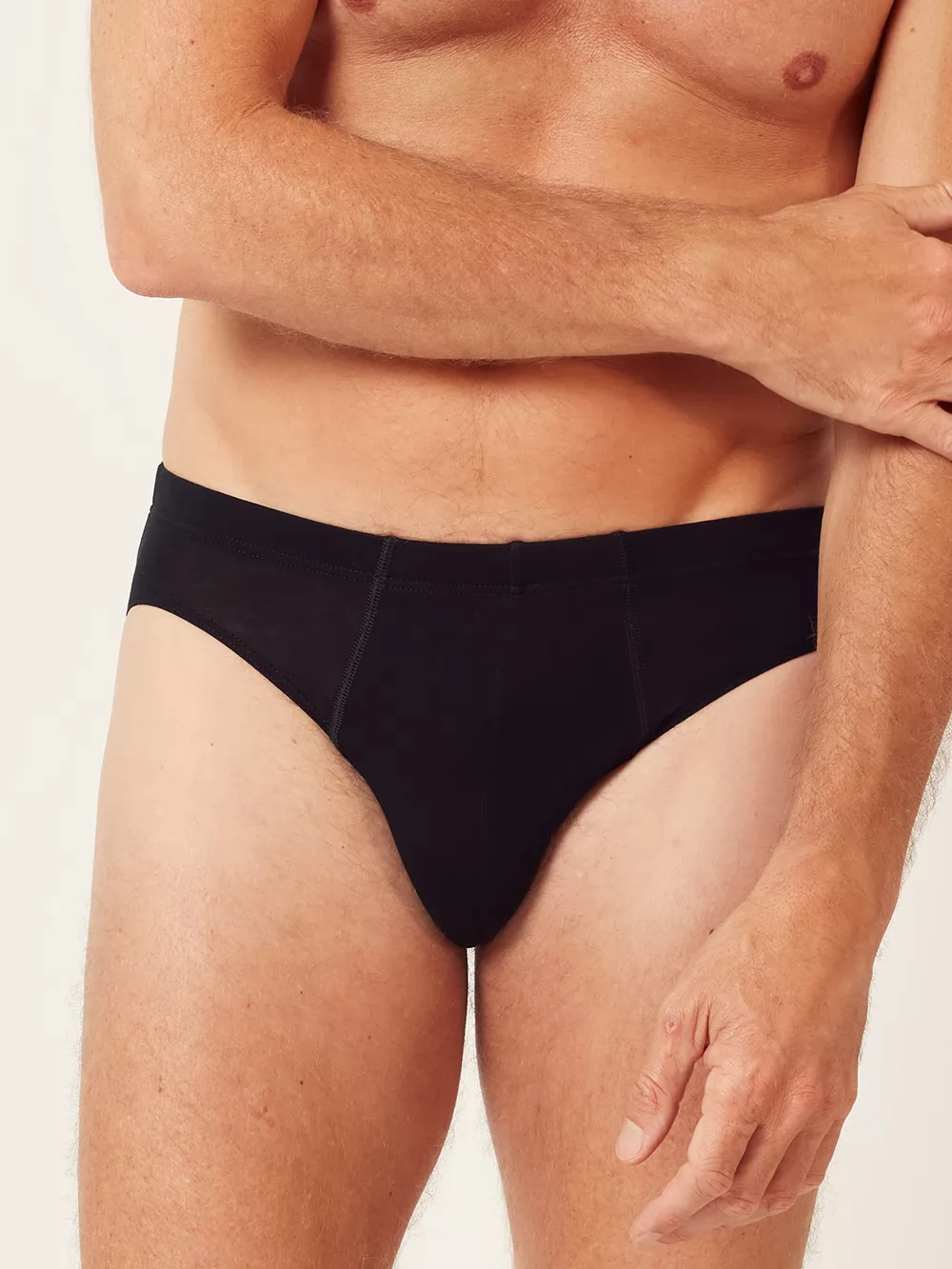 Czarny Slipy męskie Huber Cool Lyocell Selection 110050 - zdjęcie 1