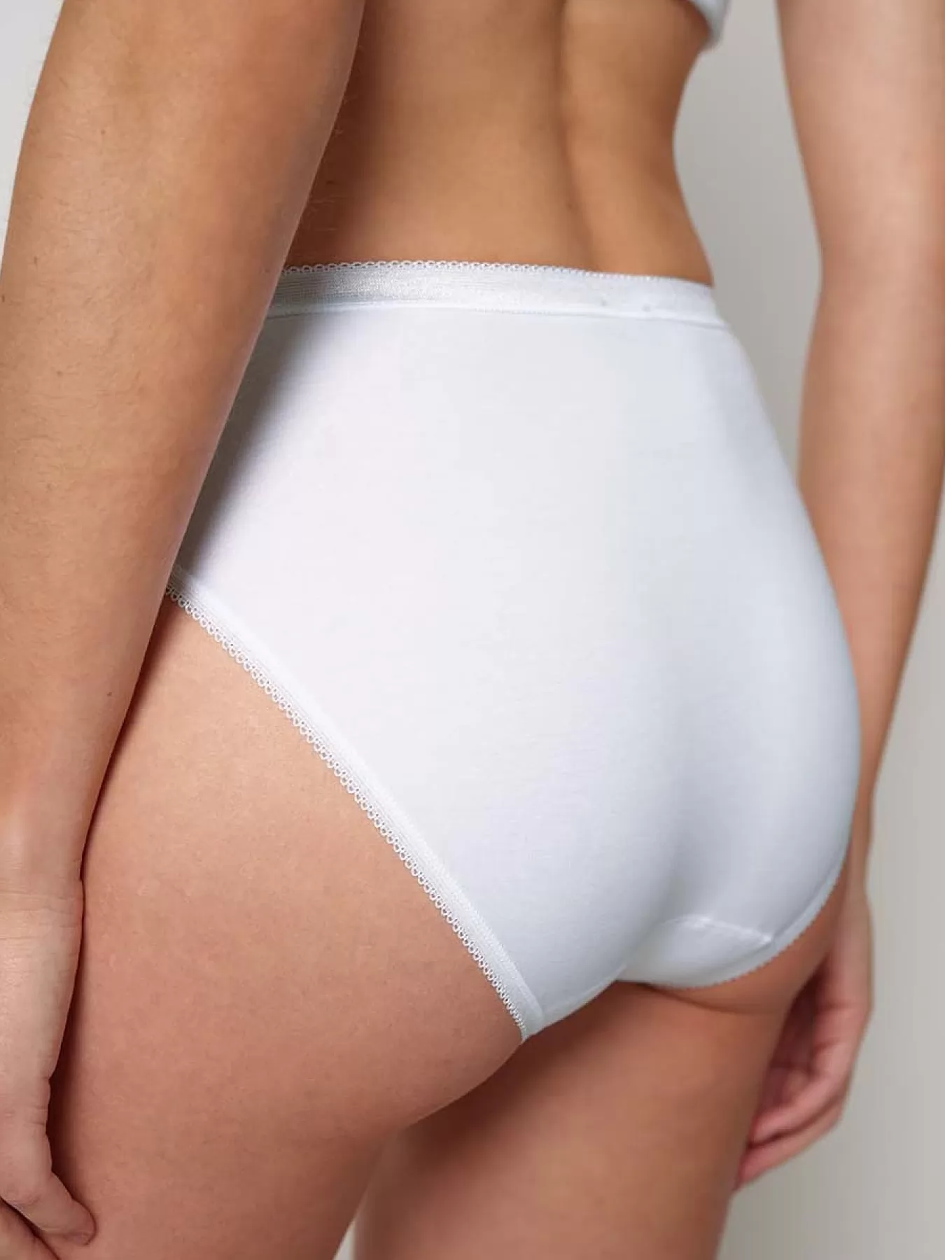 Biały Figi damskie 4PACK Huber 015817 - zdjęcie 4