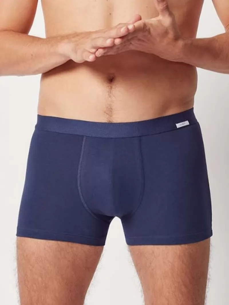 Granatowy Bokserki męskie 2PACK Huber 112535 - zdjęcie 1