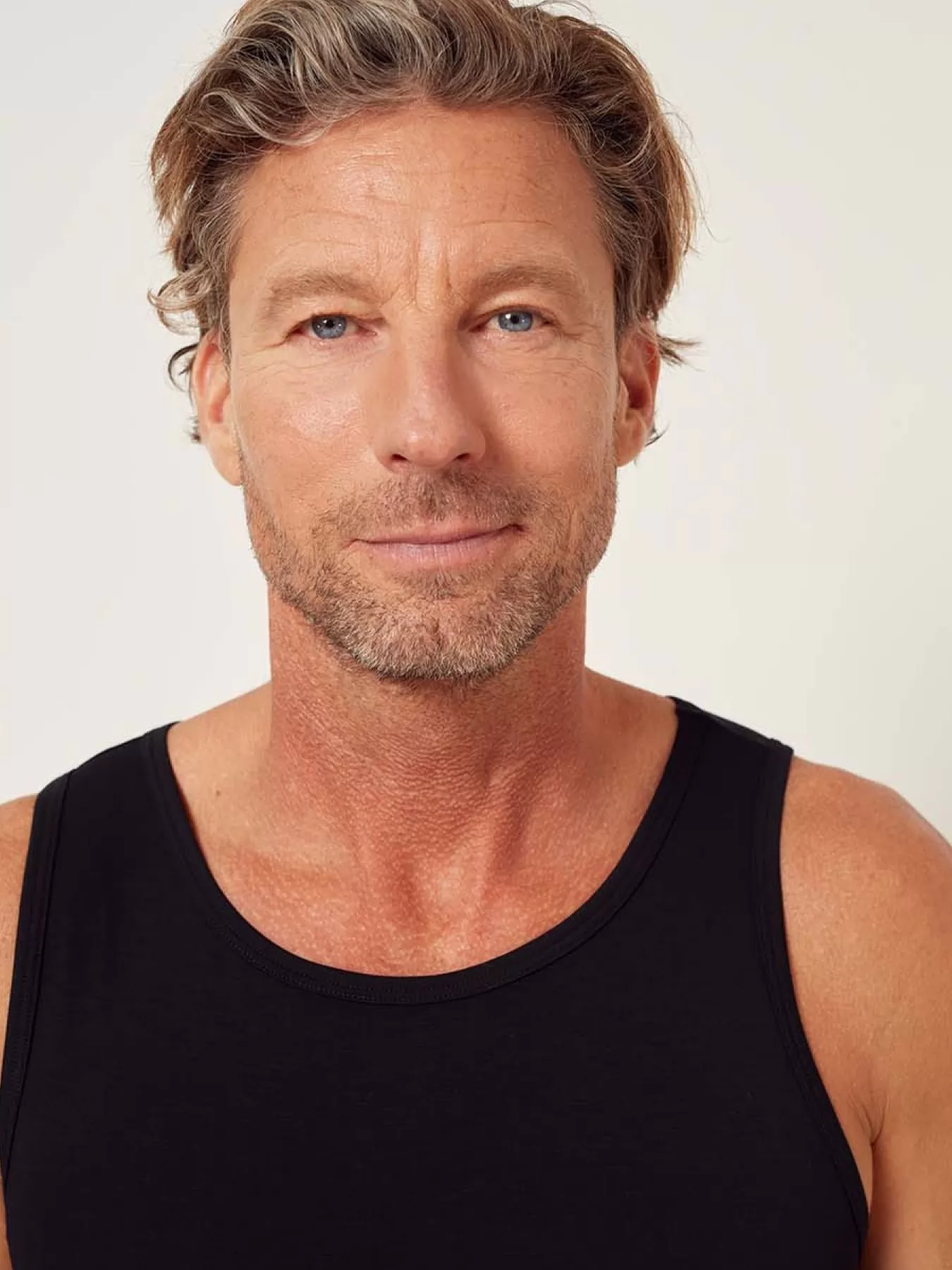 Czarny Koszulka męska Huber Cool Lyocell Selection 110052 - zdjęcie 3