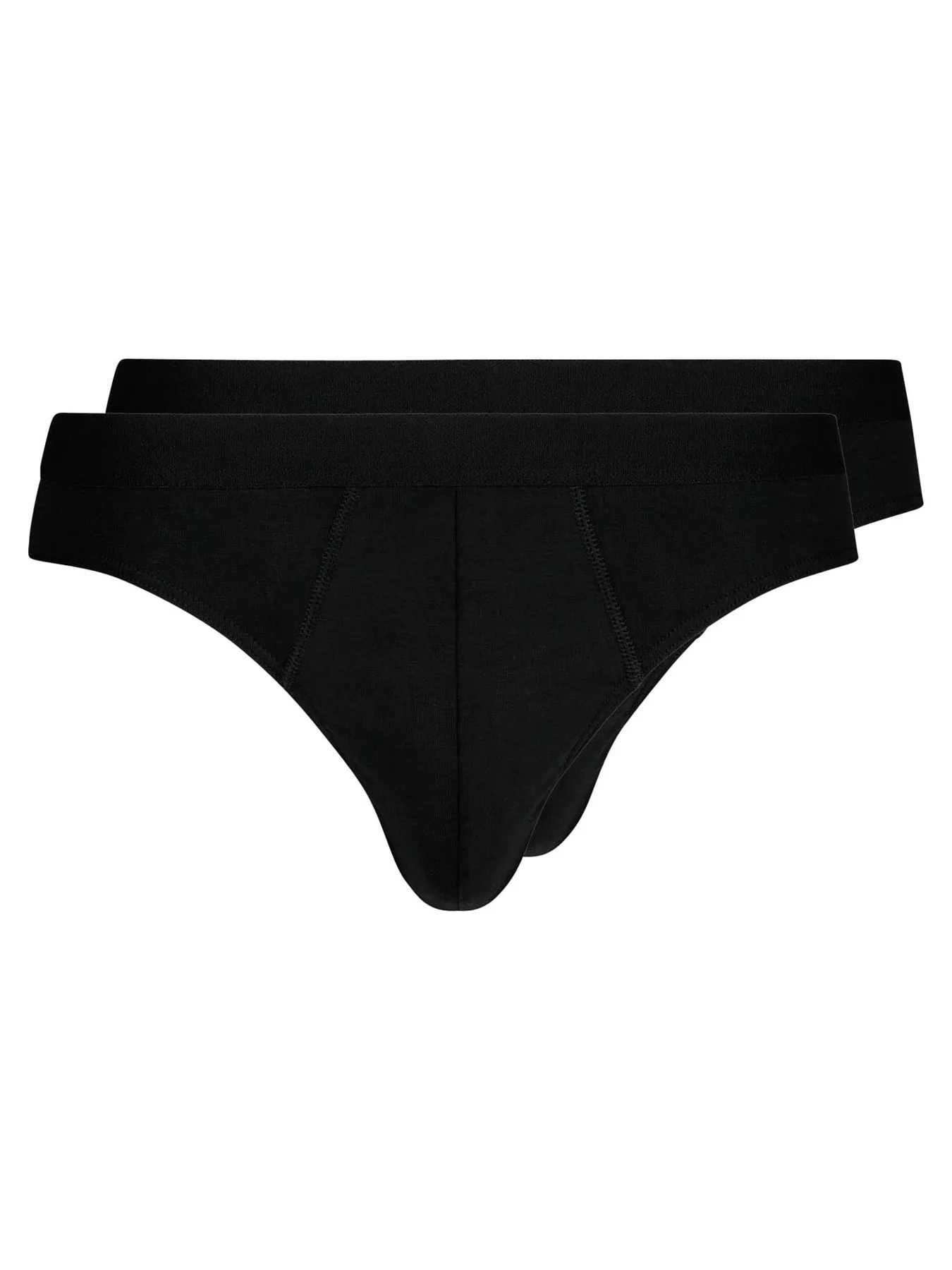 Czarny Slipy męskie 2PACK Huber 112493 - zdjęcie 2