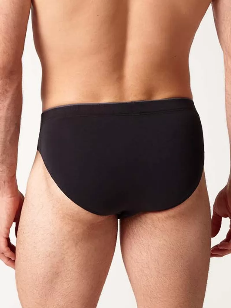 Czarny Slipy męskie 3PACK Huber 112635 - zdjęcie 3