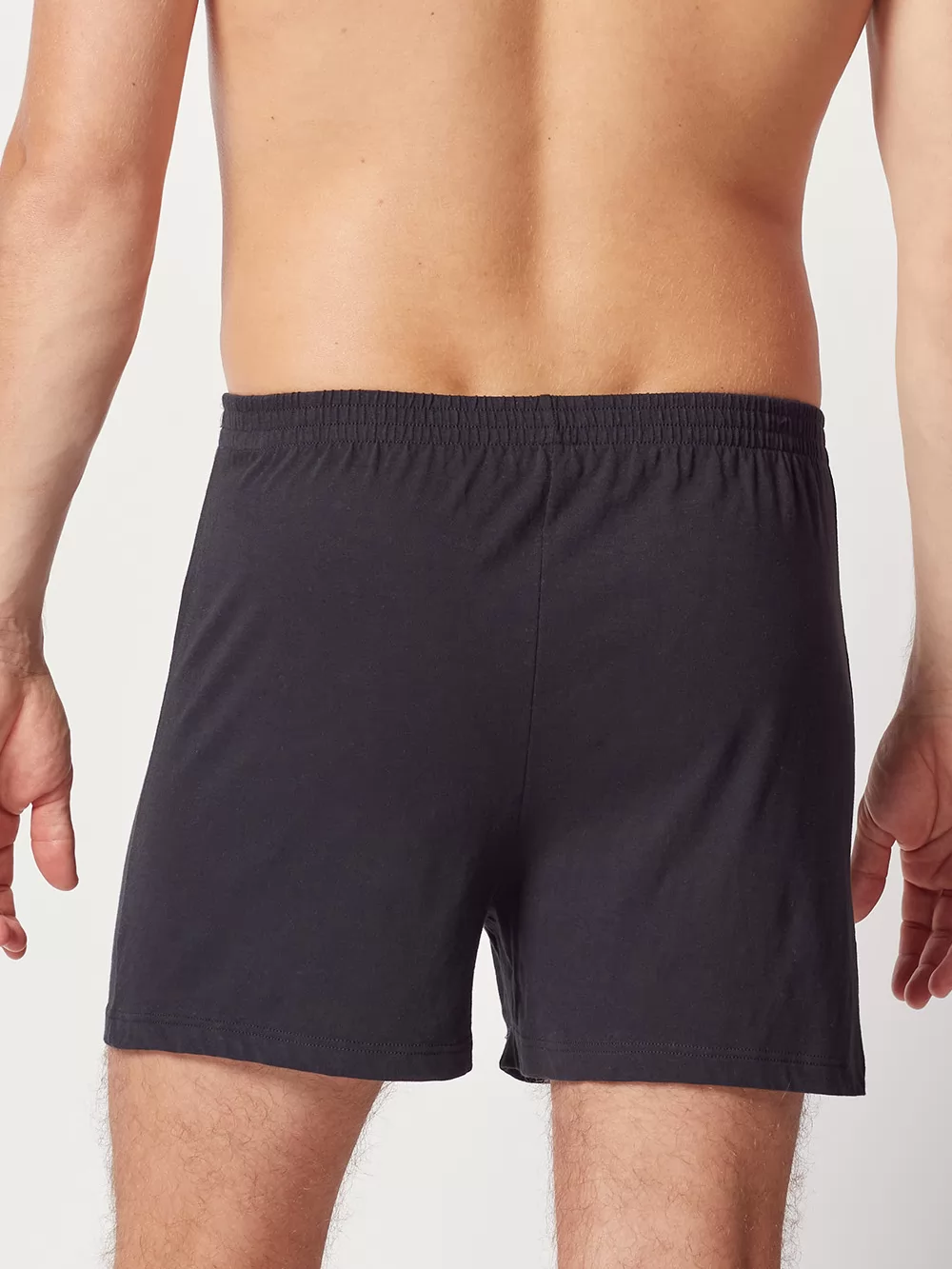 Czarny Bokserki męskie Huber Jerseyboxer Selection 112035 - zdjęcie 2