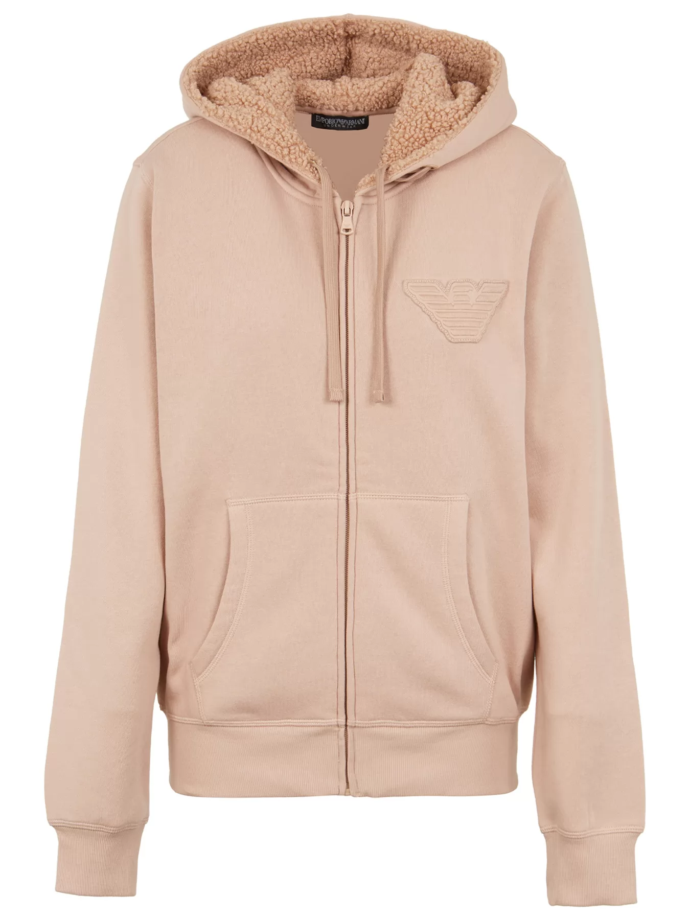 Beżowy Bluza damska Emporio Armani 1646104F256 - zdjęcie 3