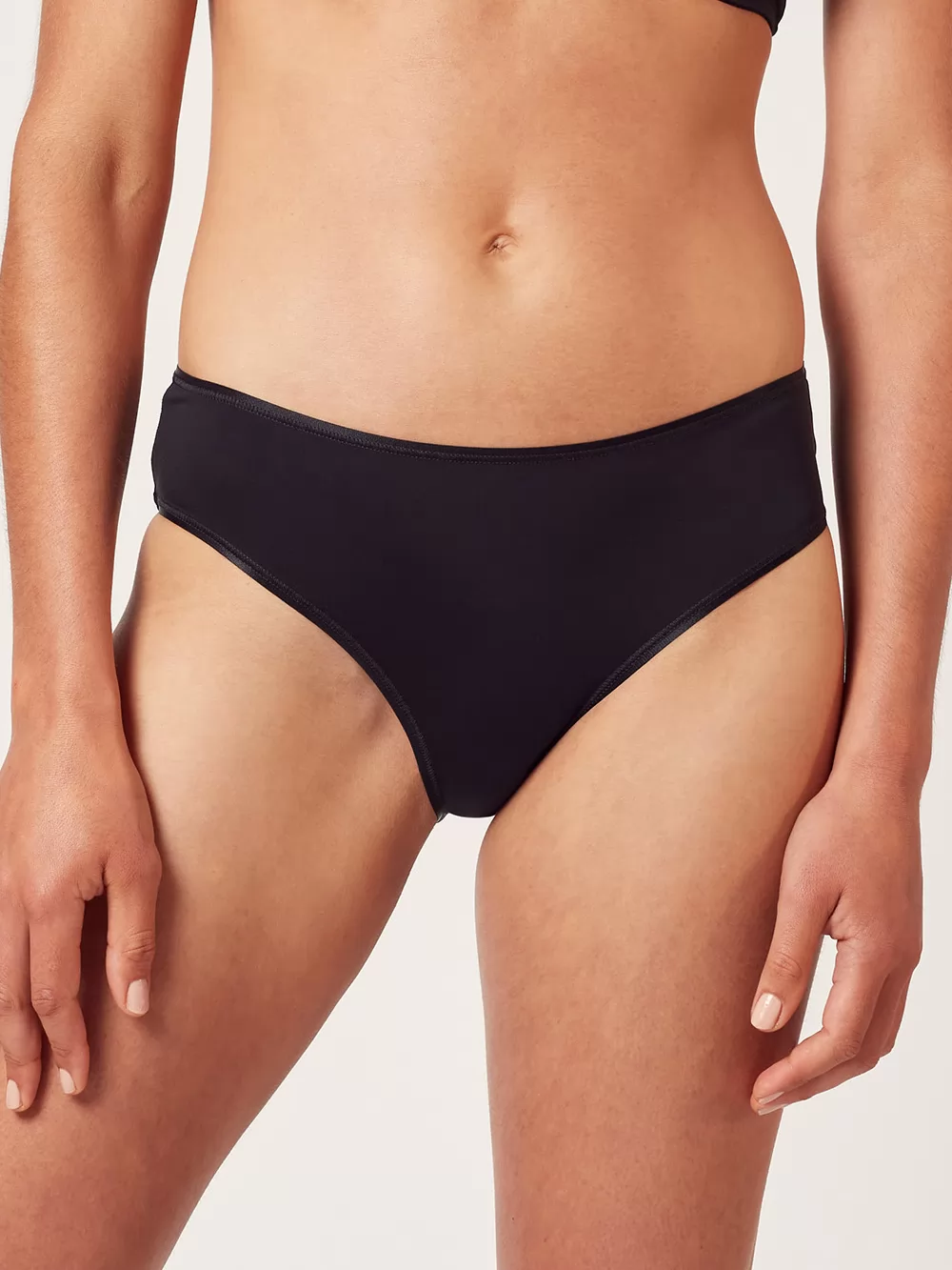 Czarny Figi damskie 2PACK Huber 010114 - zdjęcie 1