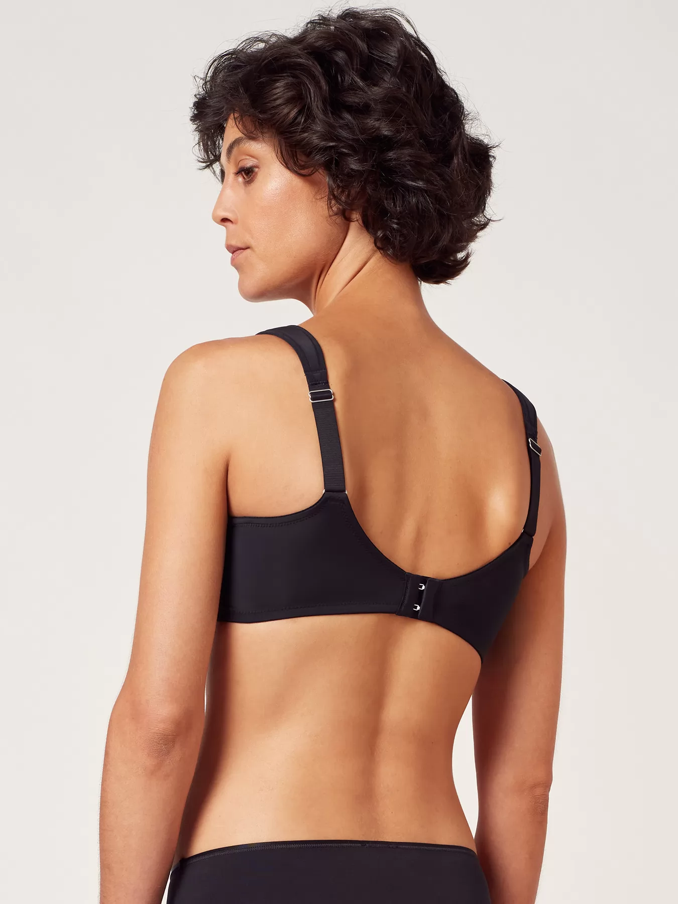 Czarny Biustonosz Huber Micro Ornament 010104 - zdjęcie 2