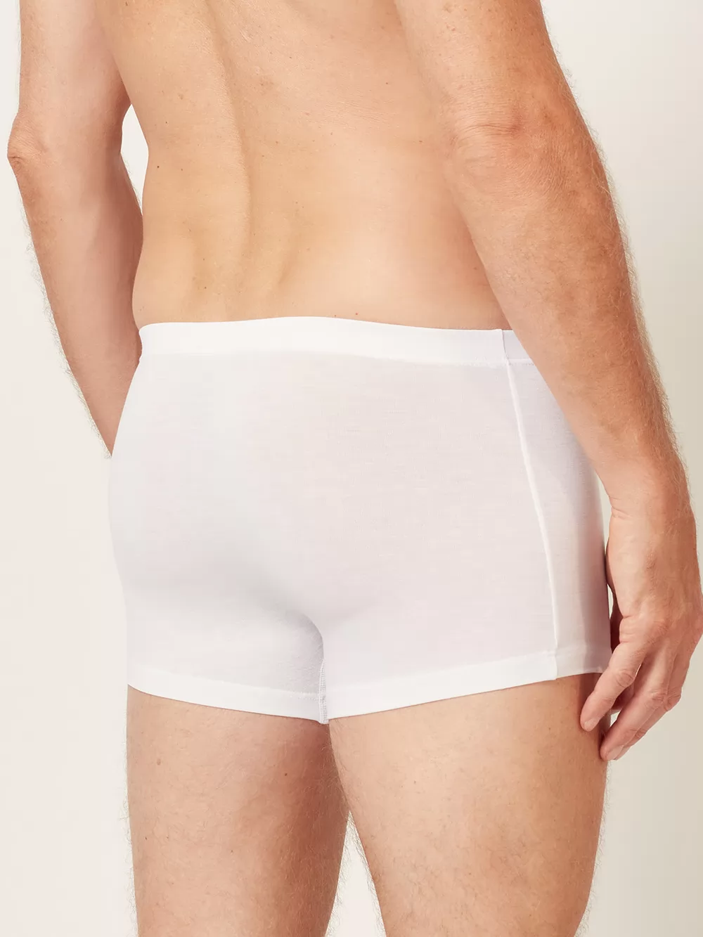 Biały Bokserki męskie Huber Cool Lyocell Selection 110051 - zdjęcie 2