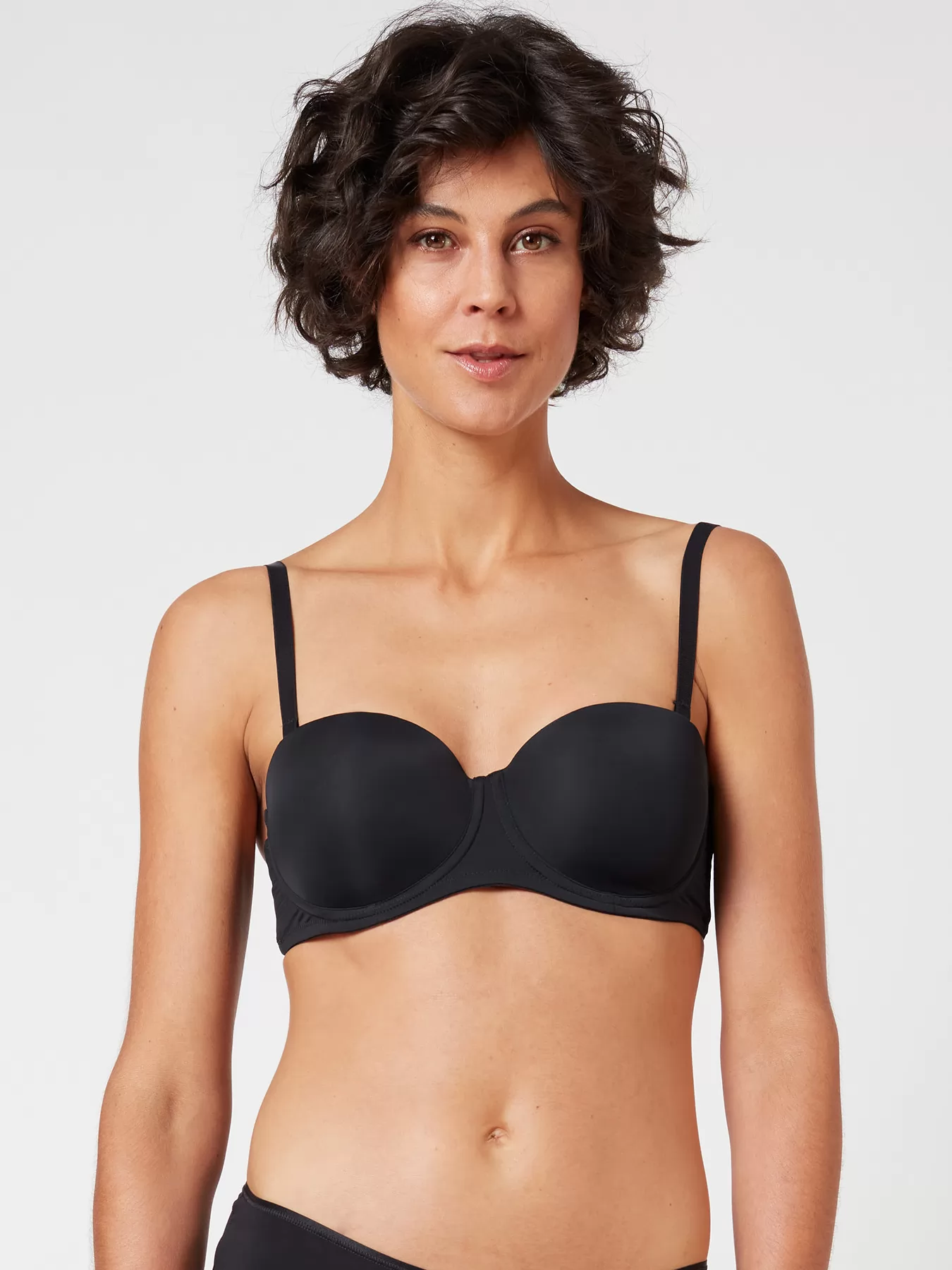 Czarny Biustonosz Huber Bra Selection 010100 - zdjęcie 1