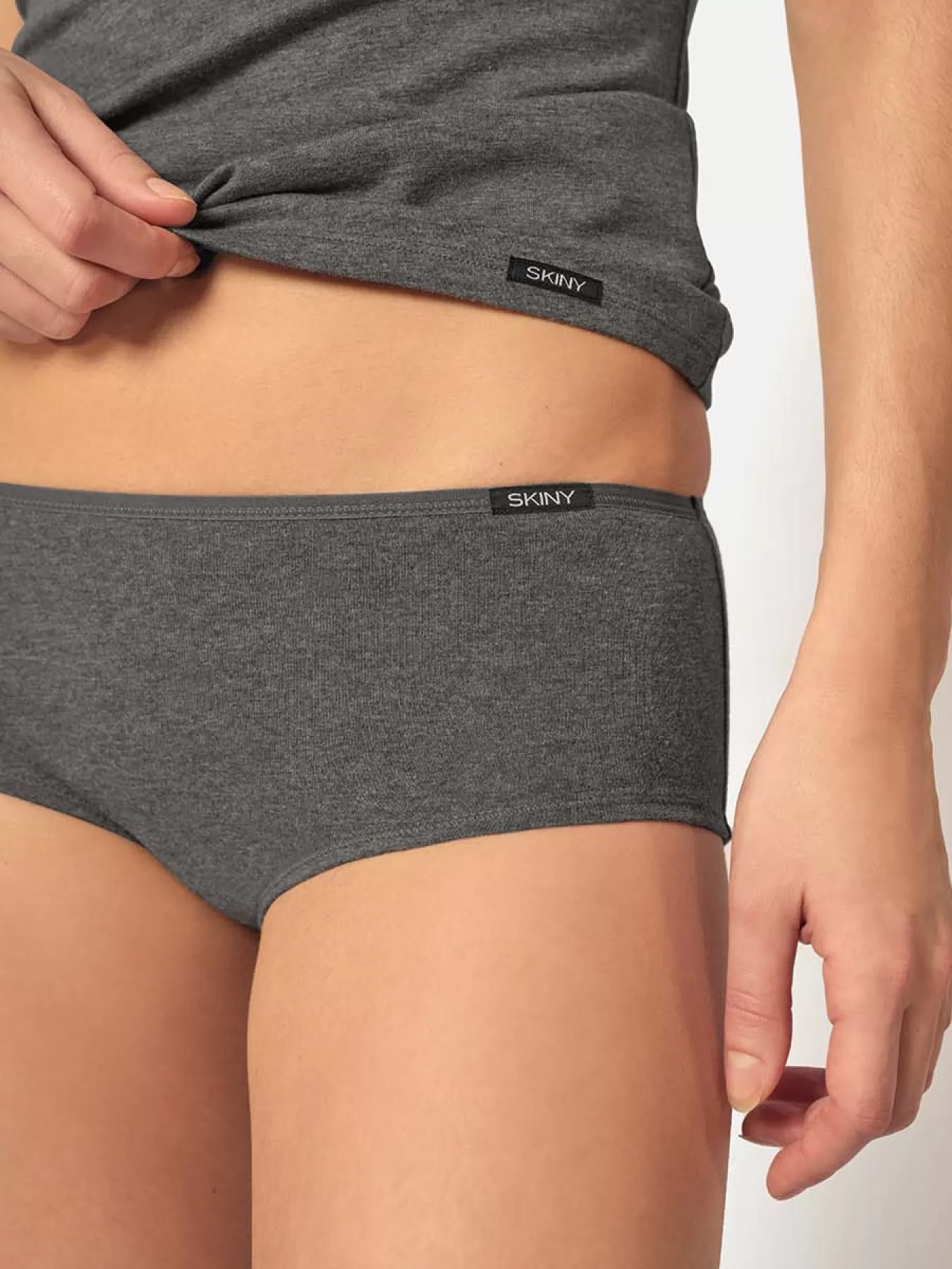 Szary Bokserki 2PACK Skiny Advantage Cotton 082654 - zdjęcie 4