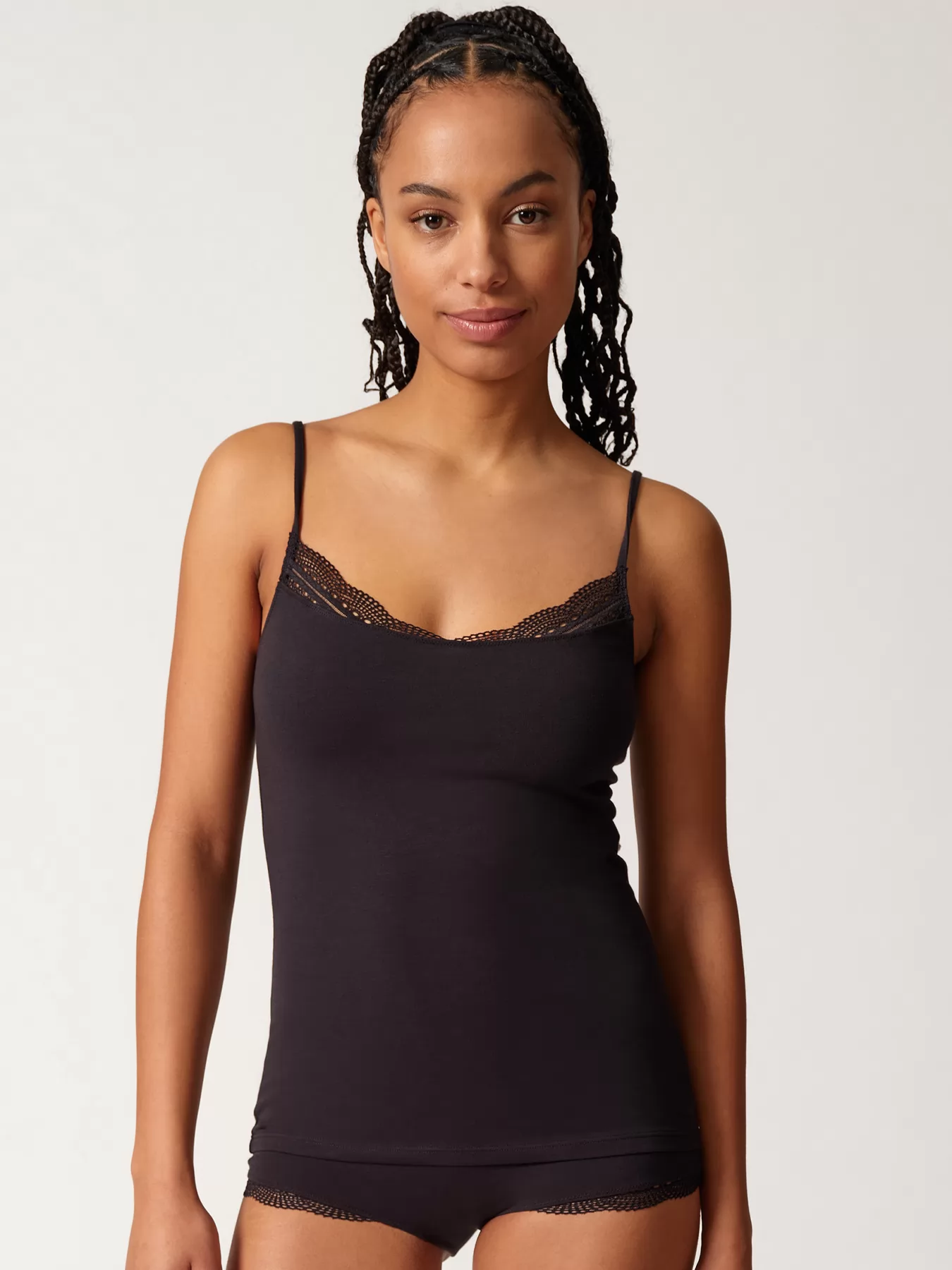 Czarny Koszulka damska Skiny Classicotton 082001 - zdjęcie 1