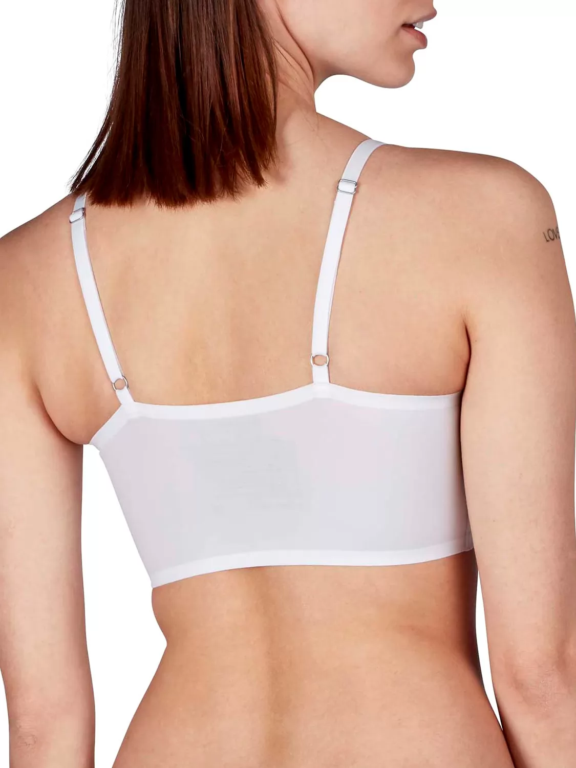 Biały Top damski Skiny Micro Lovers 084272 - zdjęcie 2