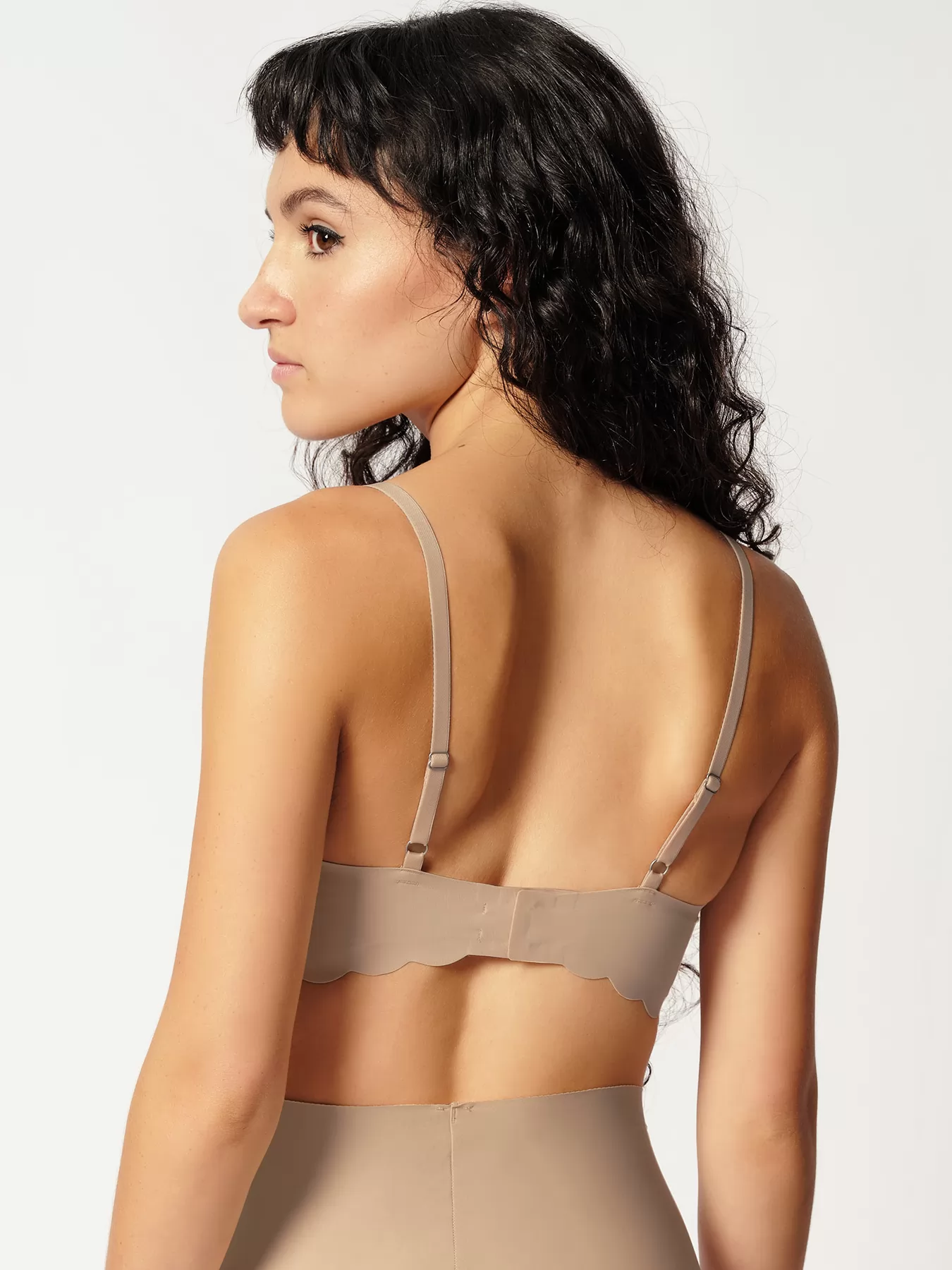 Beżowy Biustonosz bez fiszbin Skiny Micro Essentials 081474 - zdjęcie 2