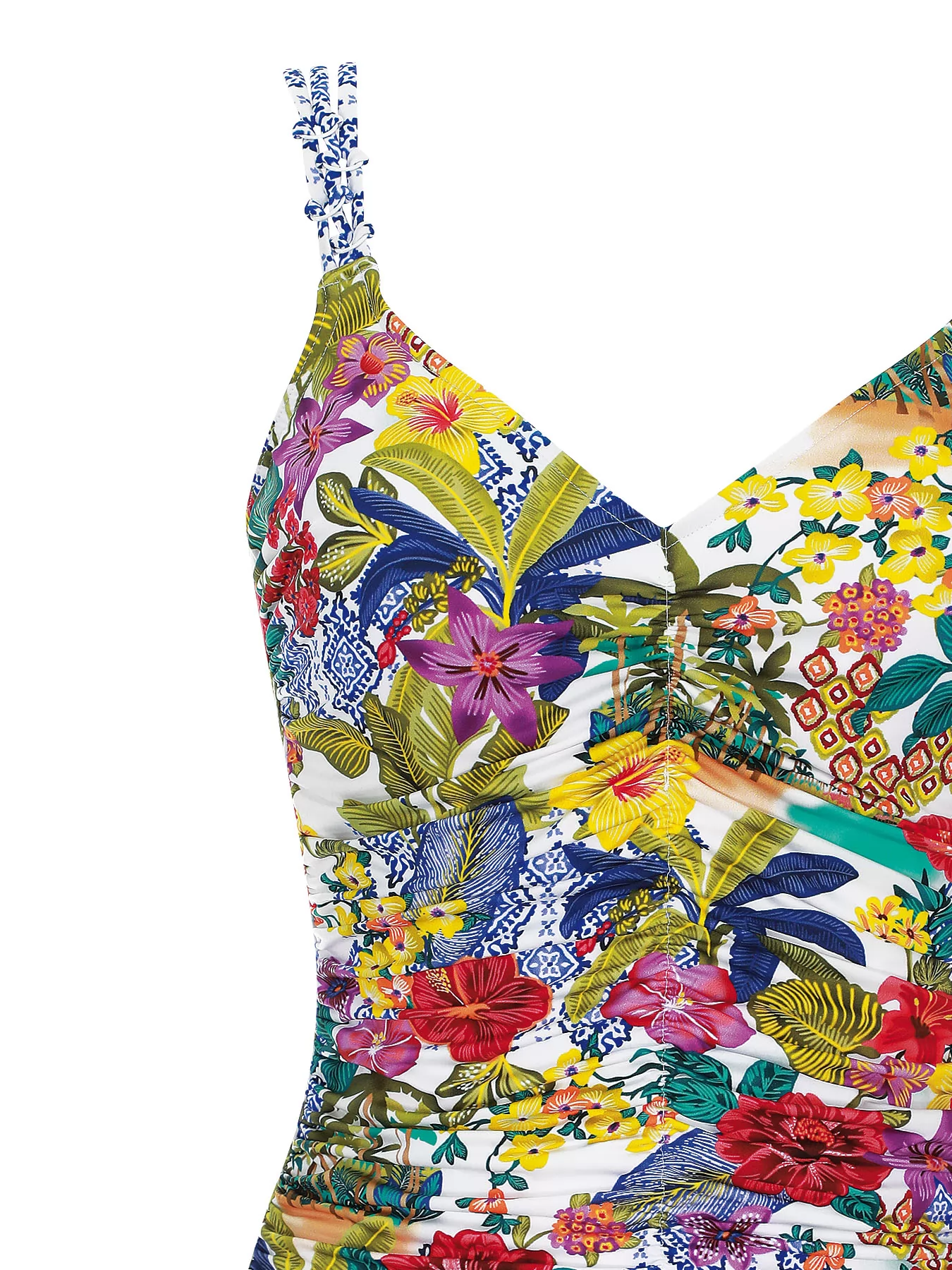 Wielobarwny Kostium kąpielowy Sunflair 22102 - zdjęcie 4