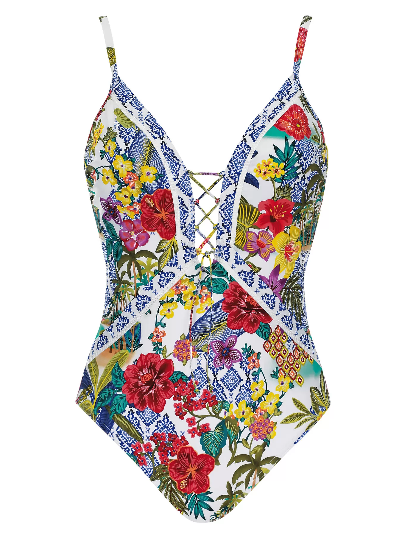 Wielobarwny Kostium kąpielowy Sunflair 22101 - zdjęcie 1