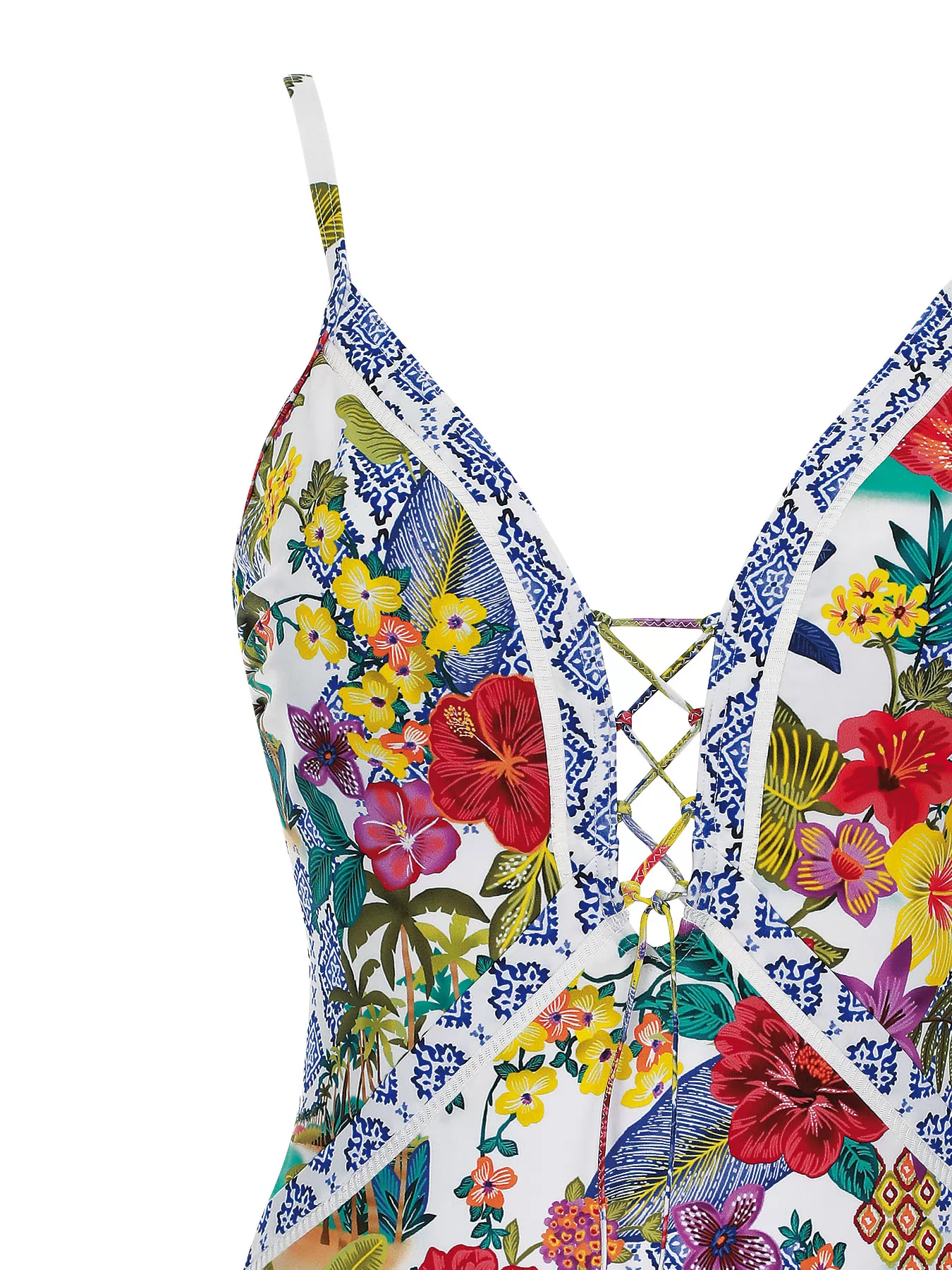 Wielobarwny Kostium kąpielowy Sunflair 22101 - zdjęcie 4