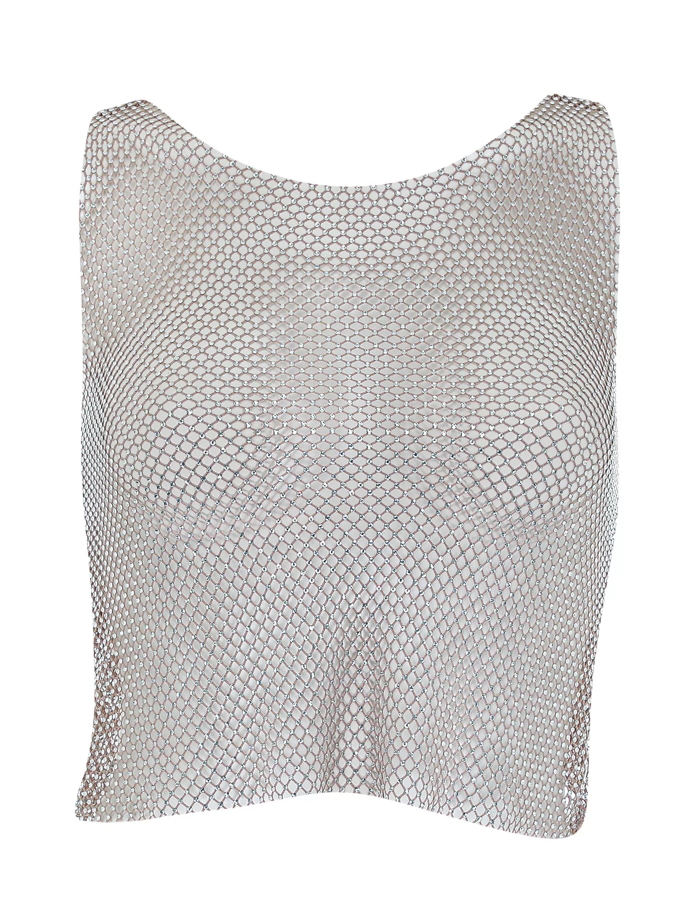 Złoty Koszulka plażowa z siateczki Opera 63680 - zdjęcie 2