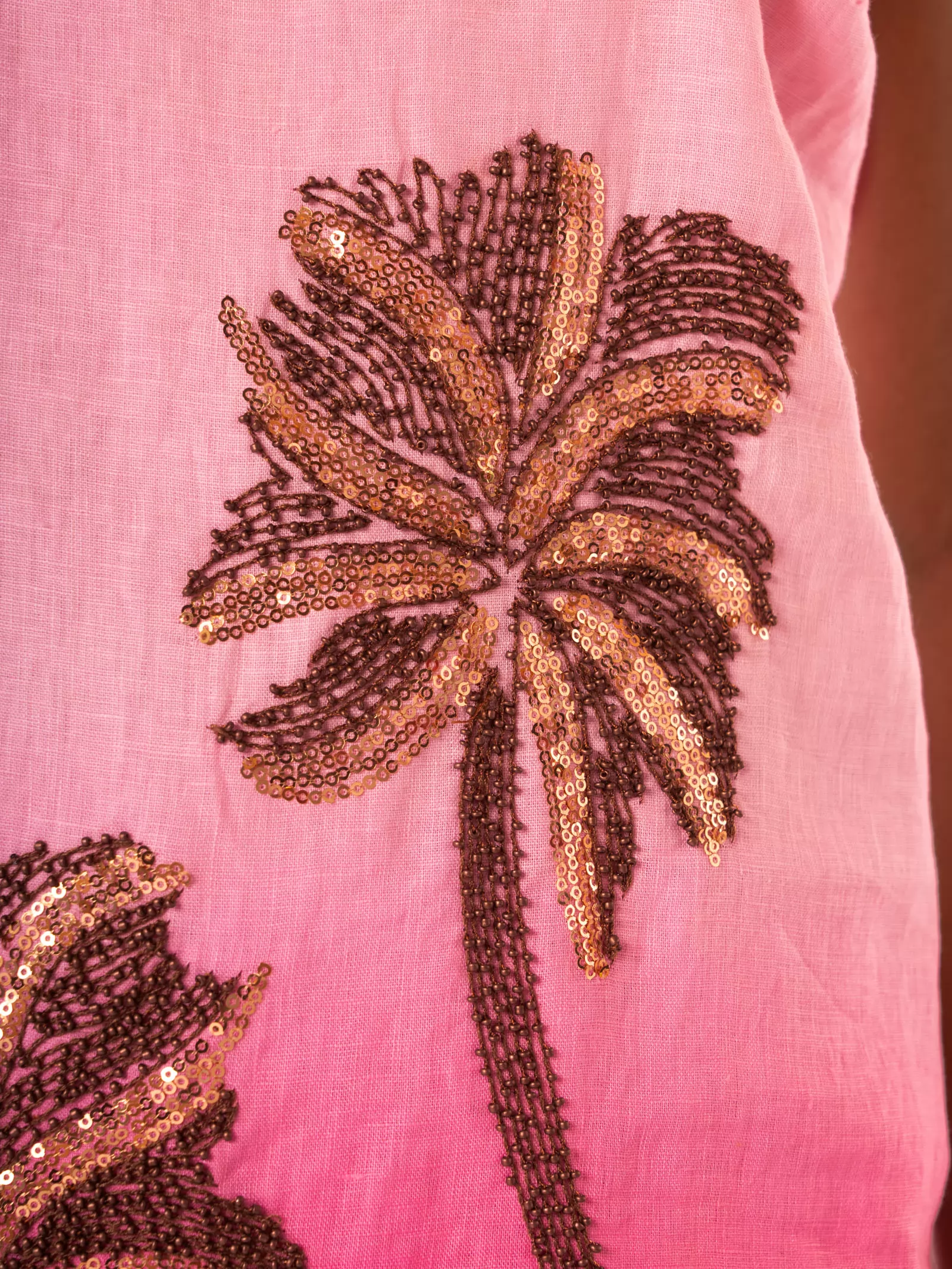 Pomarańczowy, różowy, wielobarwny Sukienka plażowa Maaji Pink Canvas PT2550CS - zdjęcie 4