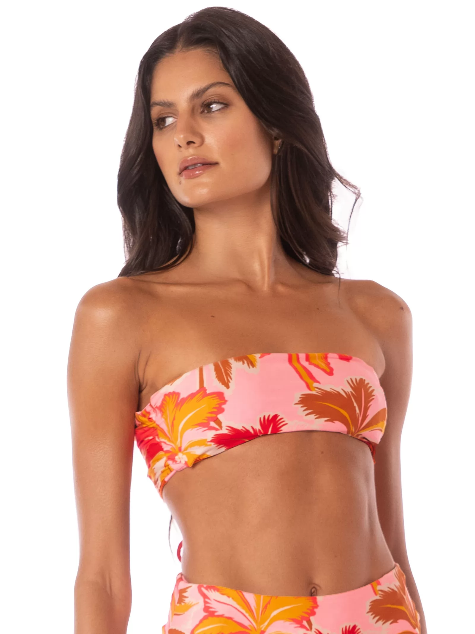Czerwony, wielobarwny Góra od bikini Maaji Apple Red PT3734SBA - zdjęcie 4