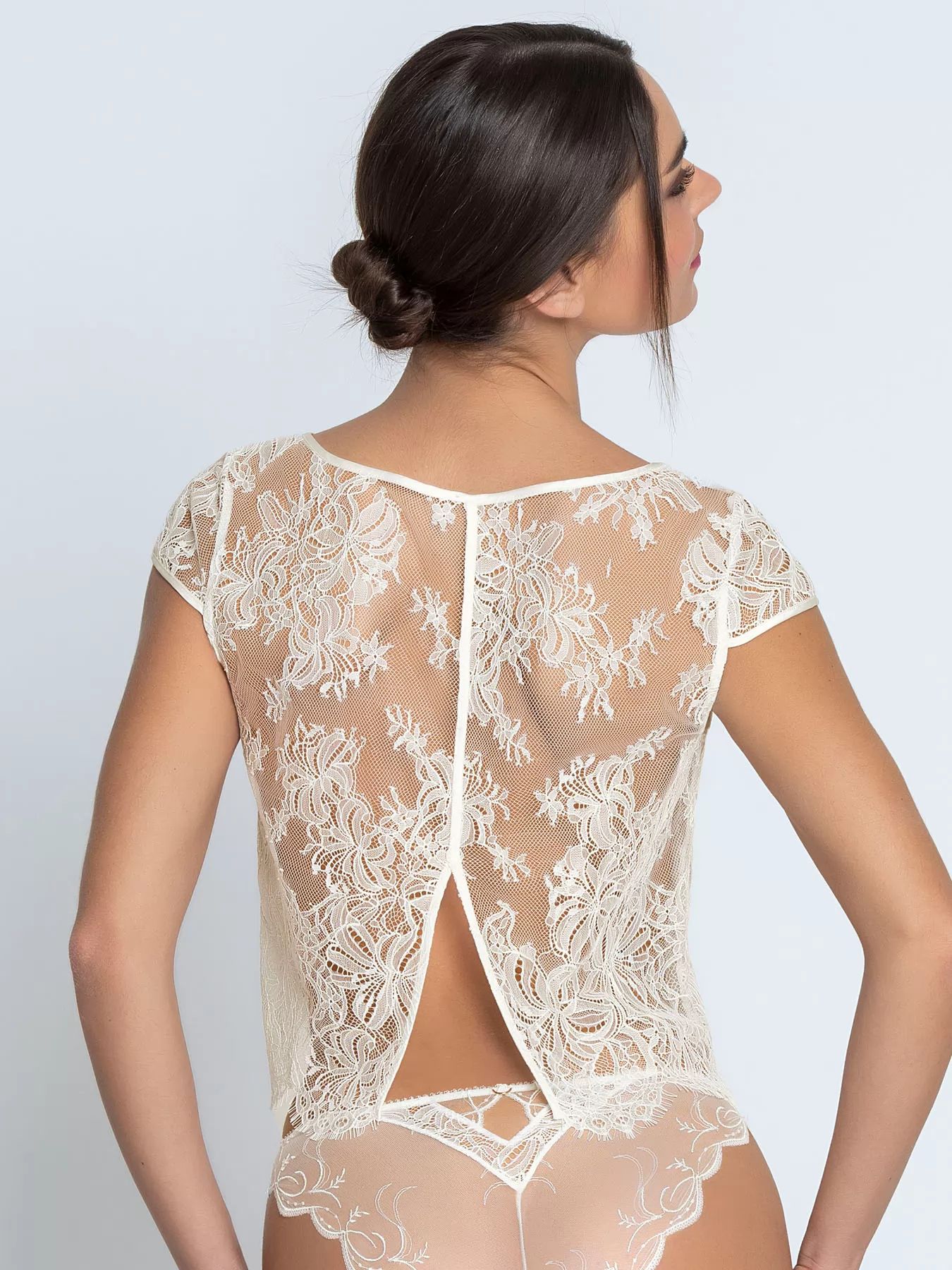 Kremowy Top Lise Charmel Bellissime Amour ALJ5032 - zdjęcie 2