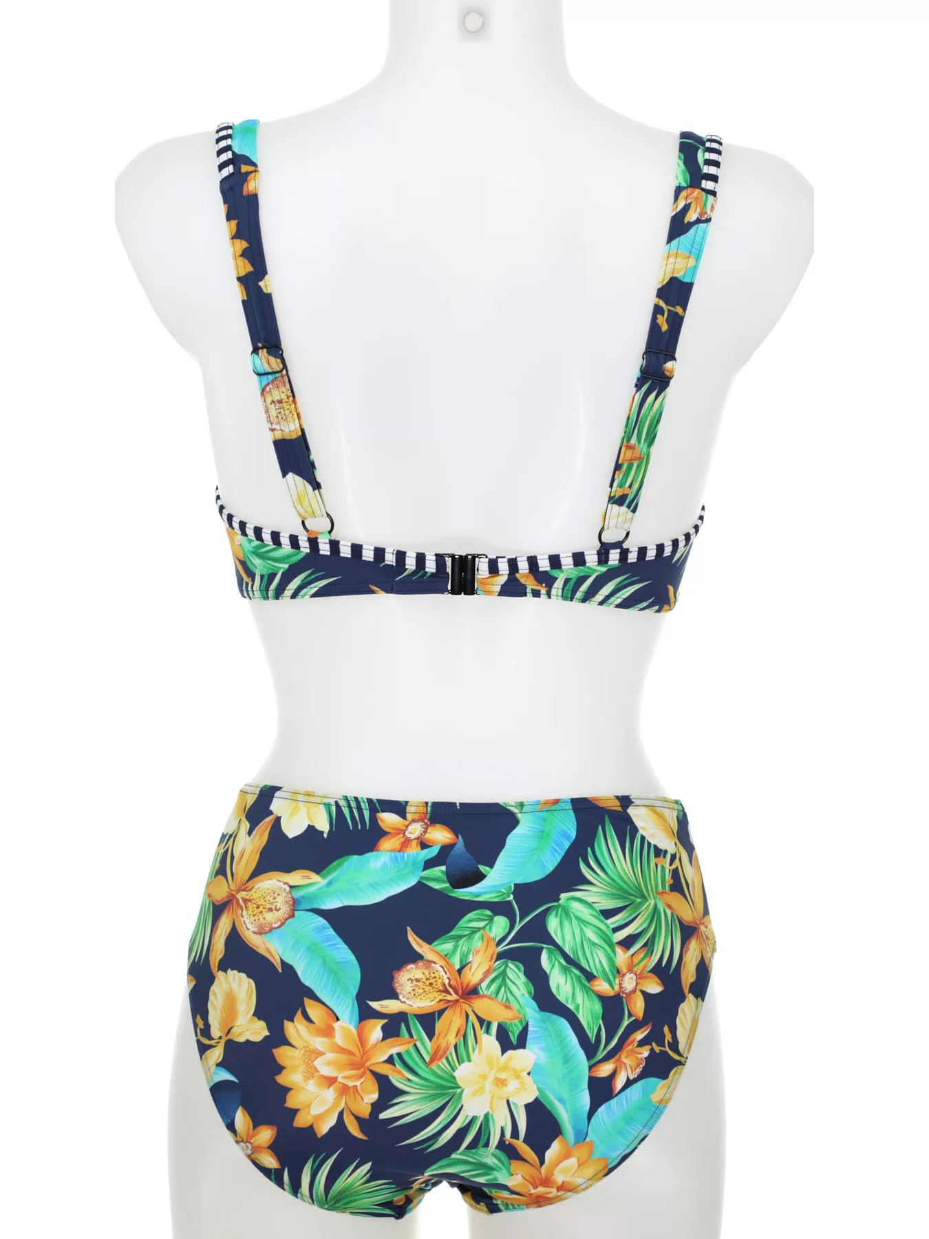 Granatowy, wielobarwny, zielony Kostium kąpielowy Sunmarin 11012 - zdjęcie 2